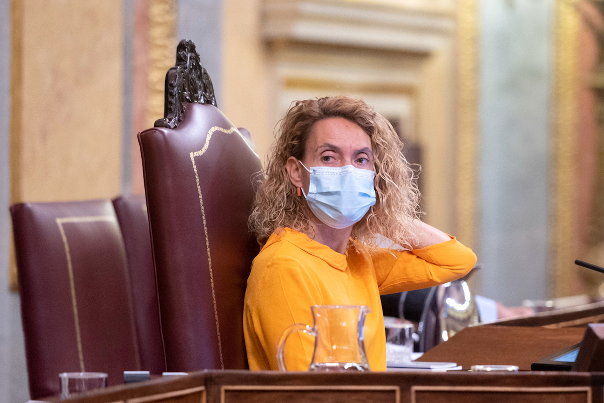 Le président du Congrès, Meritxell Batet.