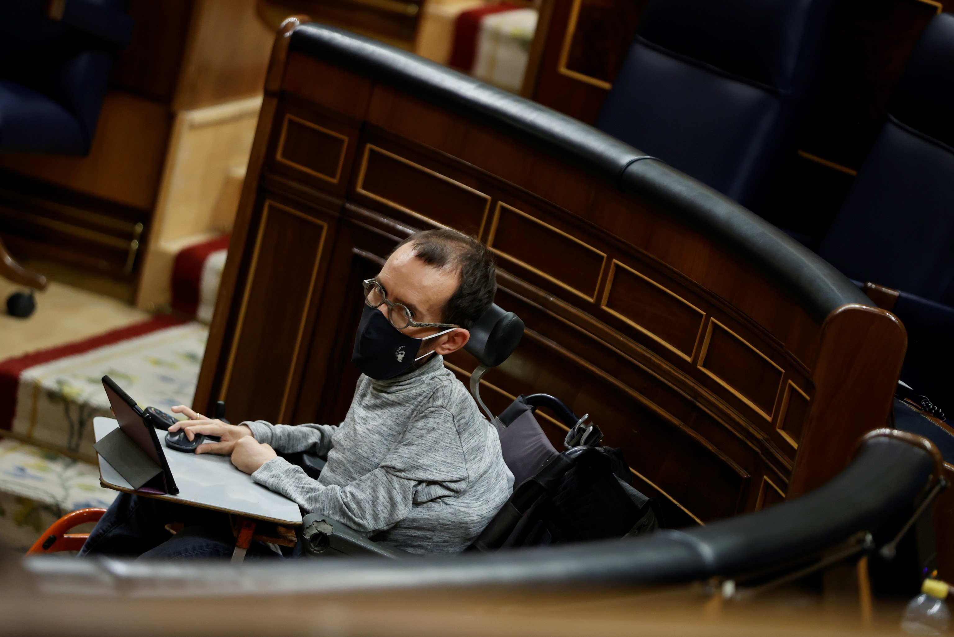Le porte-parole de United We Can in Congress, Pablo Echenique.