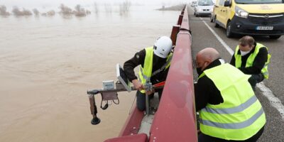 La crue de l&rsquo;Èbre atteint la ville de Saragosse après avoir inondé plus de 30 000 hectares
