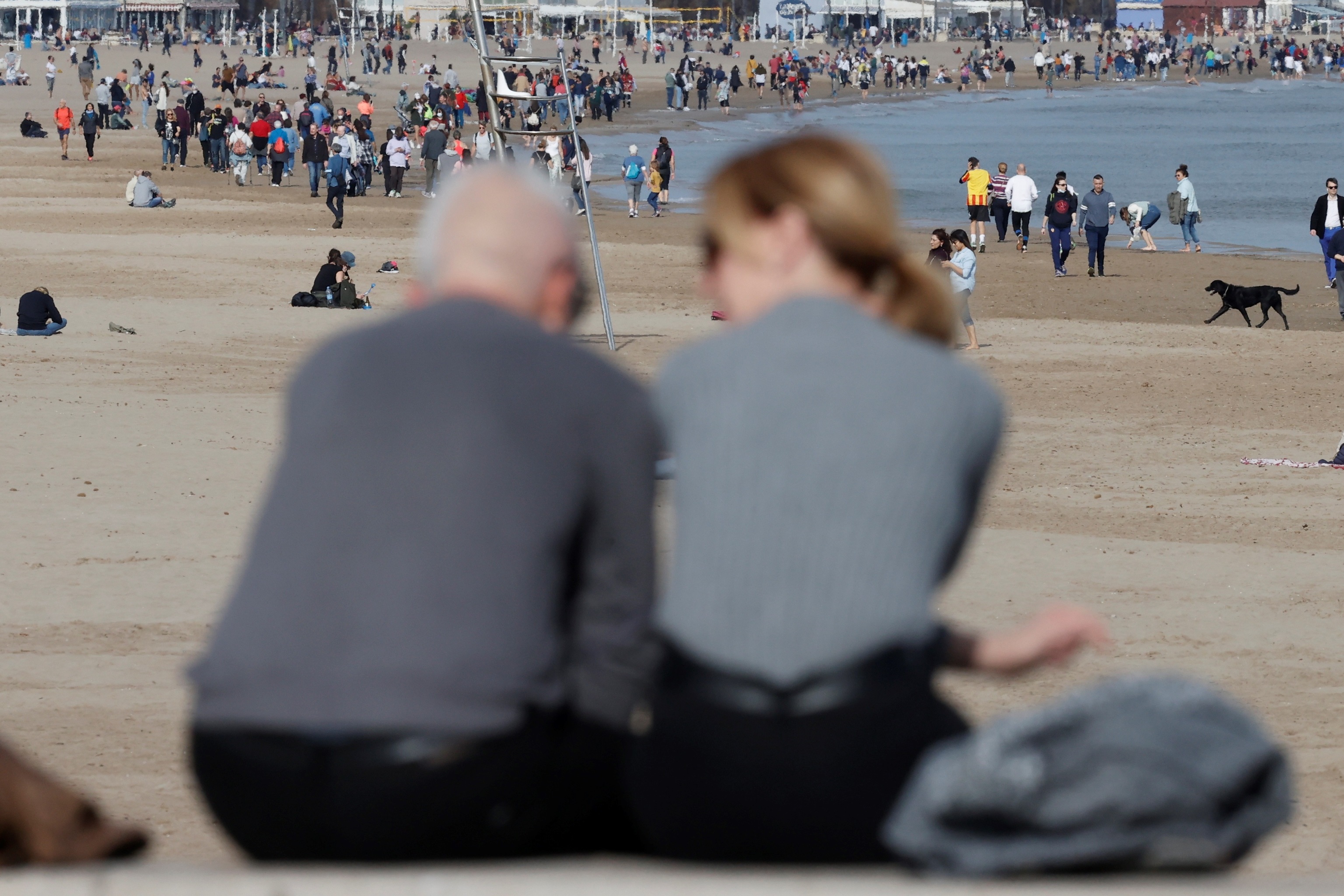 La plage de Valence dans le