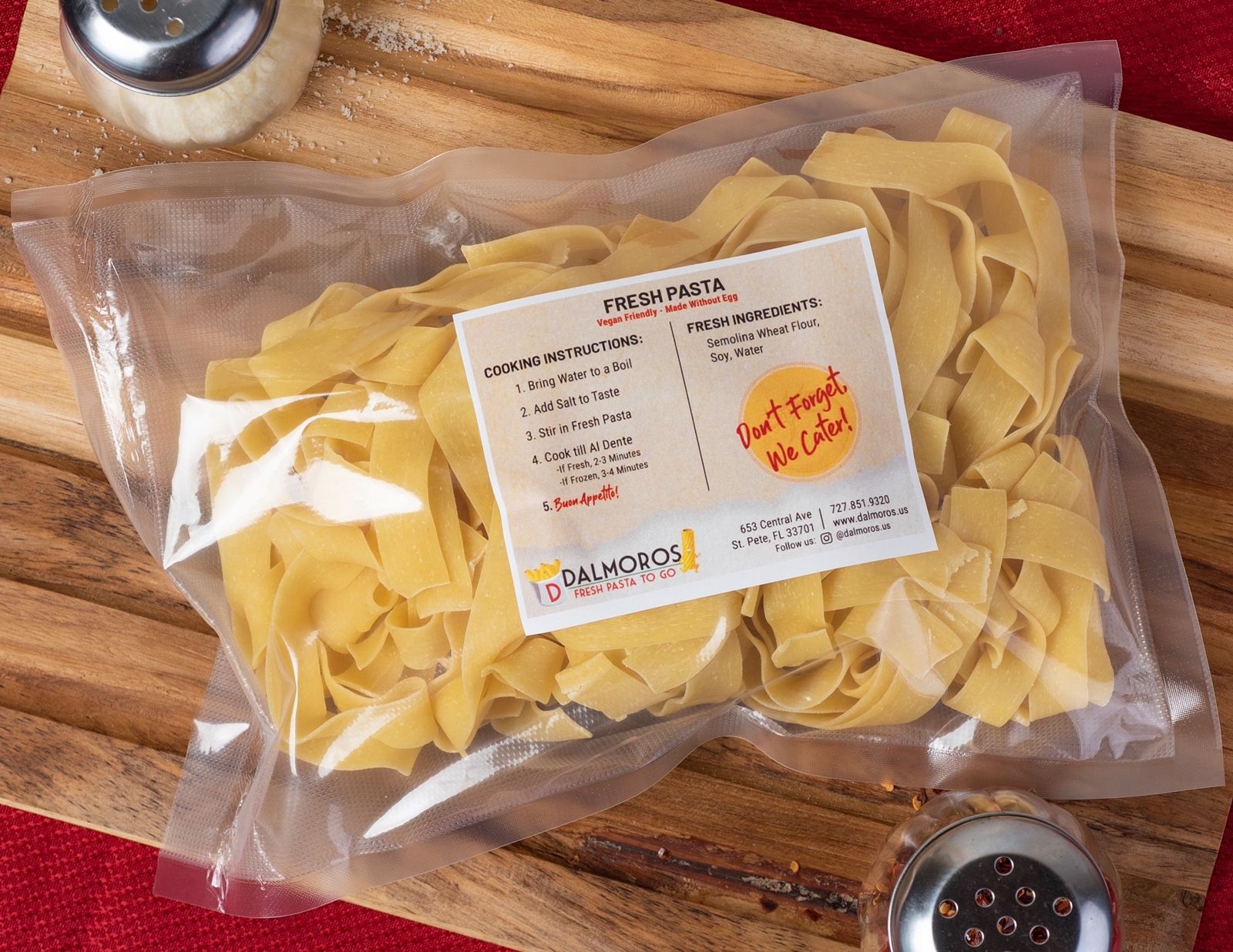 DalMoros Fresh Pasta To Go lance les pâtes fraîches en sac pour les vacances DalMoros Fresh Pasta To Go lance les pâtes fraîches en sac pour les vacances