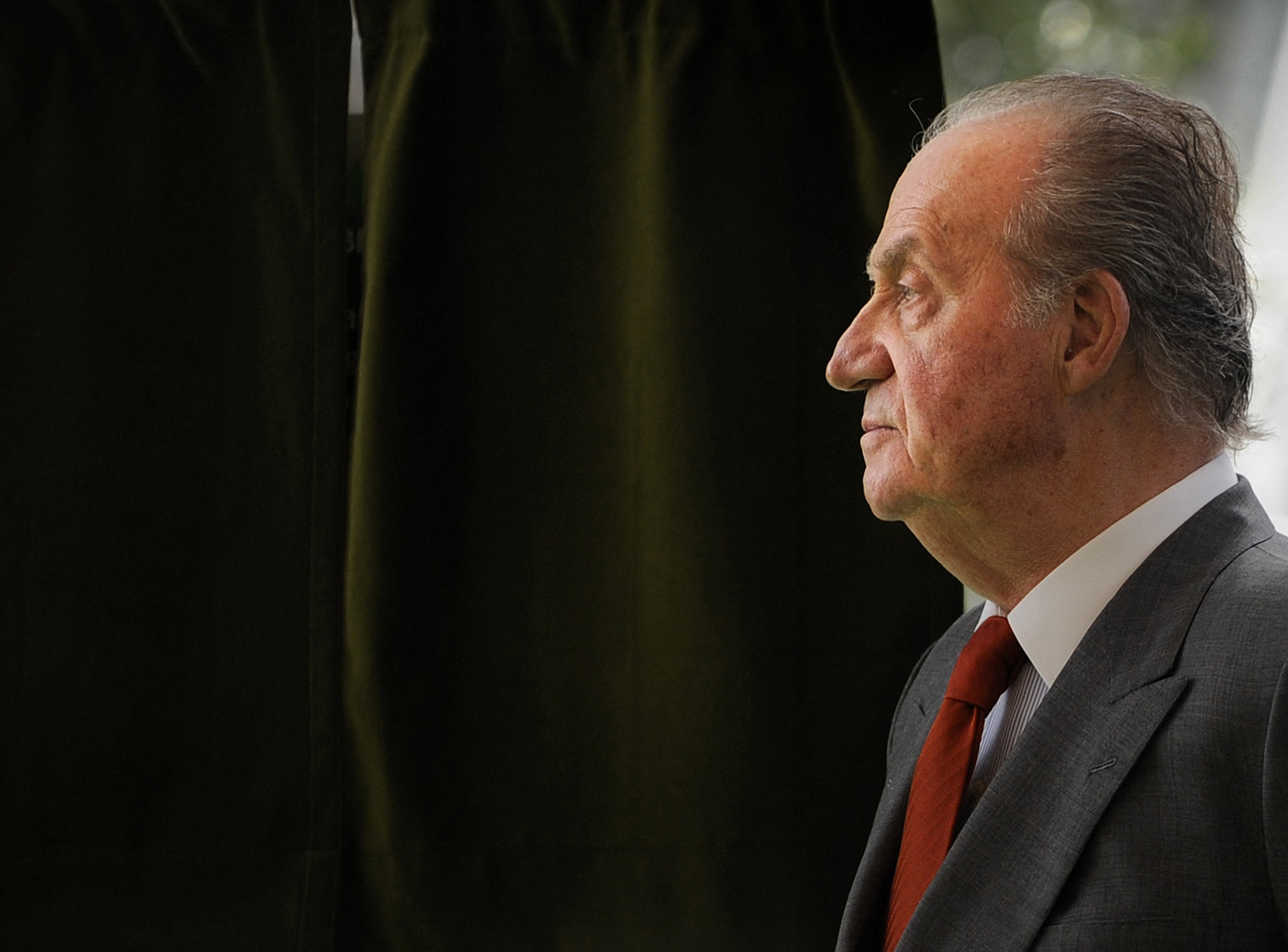 Le roi Juan Carlos, dans un acte à Bilbao en 2012.