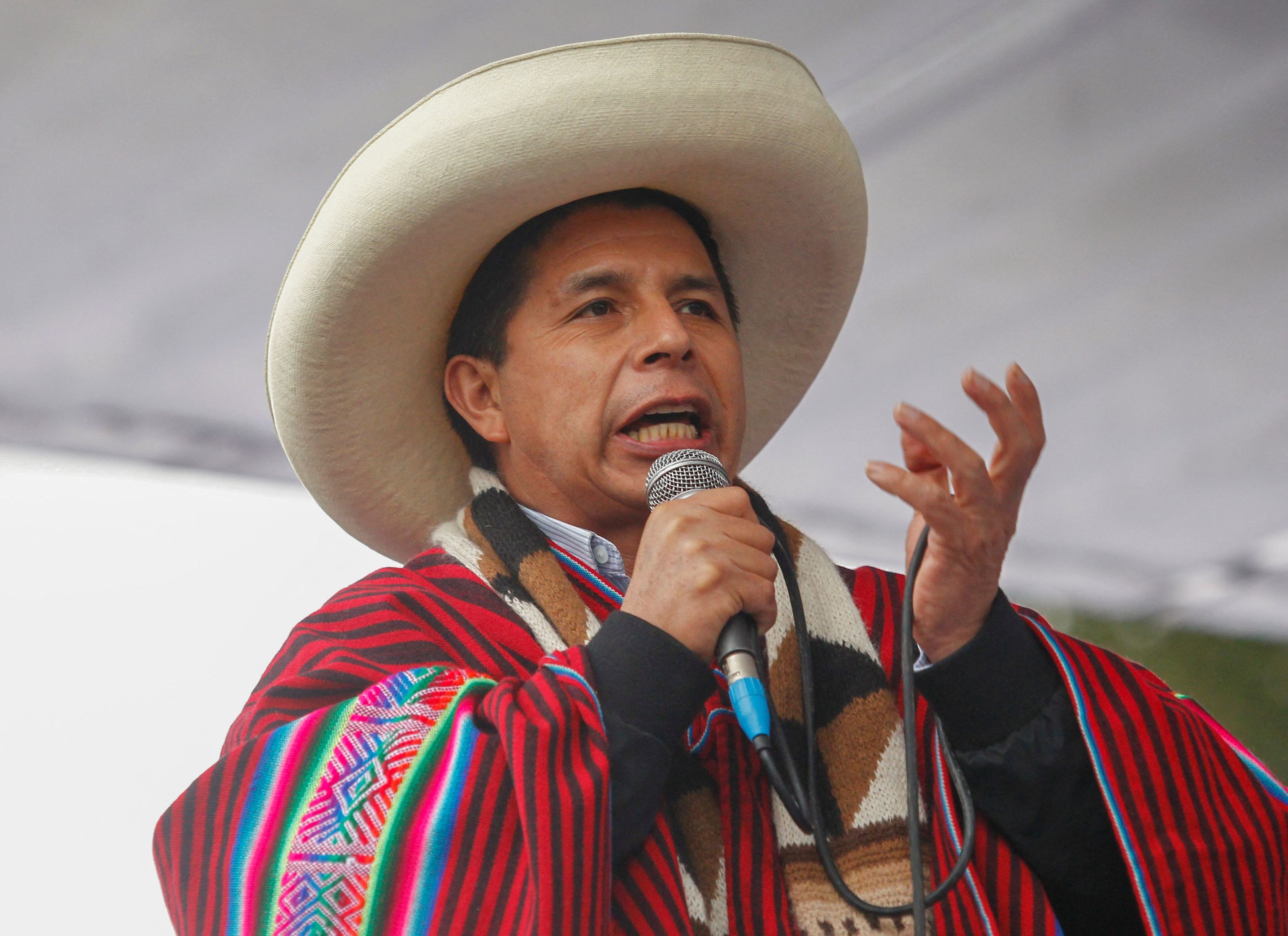 Le président péruvien, Pedro Castillo.