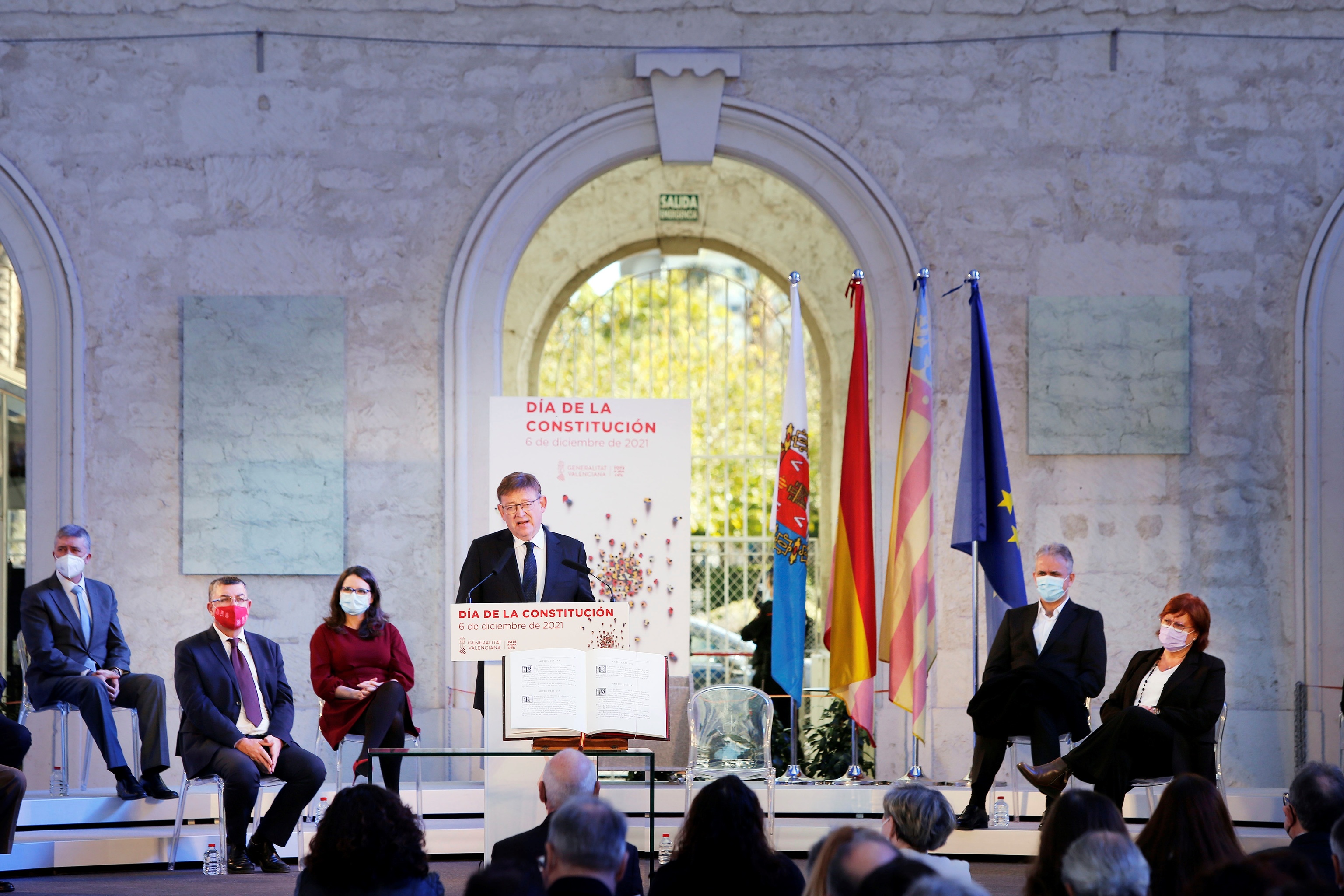 Ximo Puig, lors de l'événement à la Casa del Mediterr