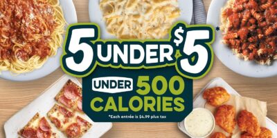 Fazoli&rsquo;s présente cinq favoris Craveable à moins de 5 $, tous moins de 500 calories