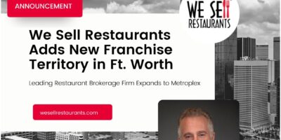 Nous vendons des restaurants ajoute un nouveau territoire de franchise à Fort.  Valeur