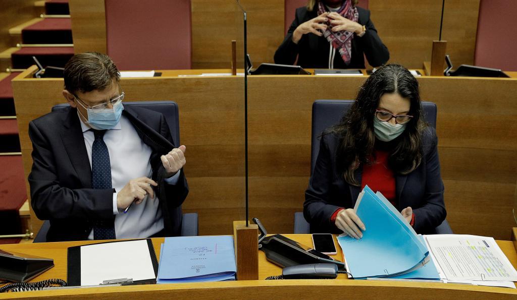 Le président valencien, Ximo Puig, et le vice-président, M