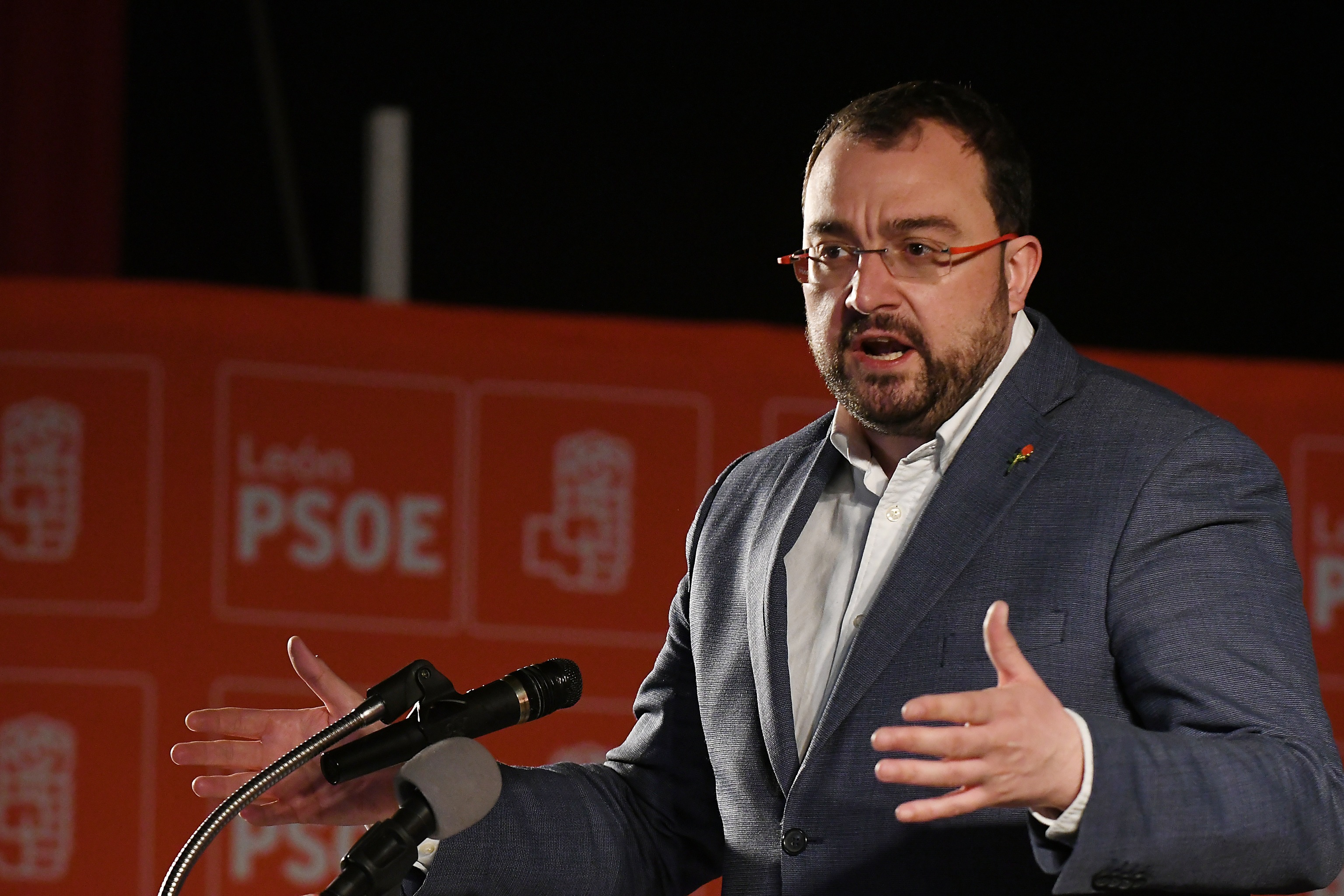 Le président des Asturies, Adri