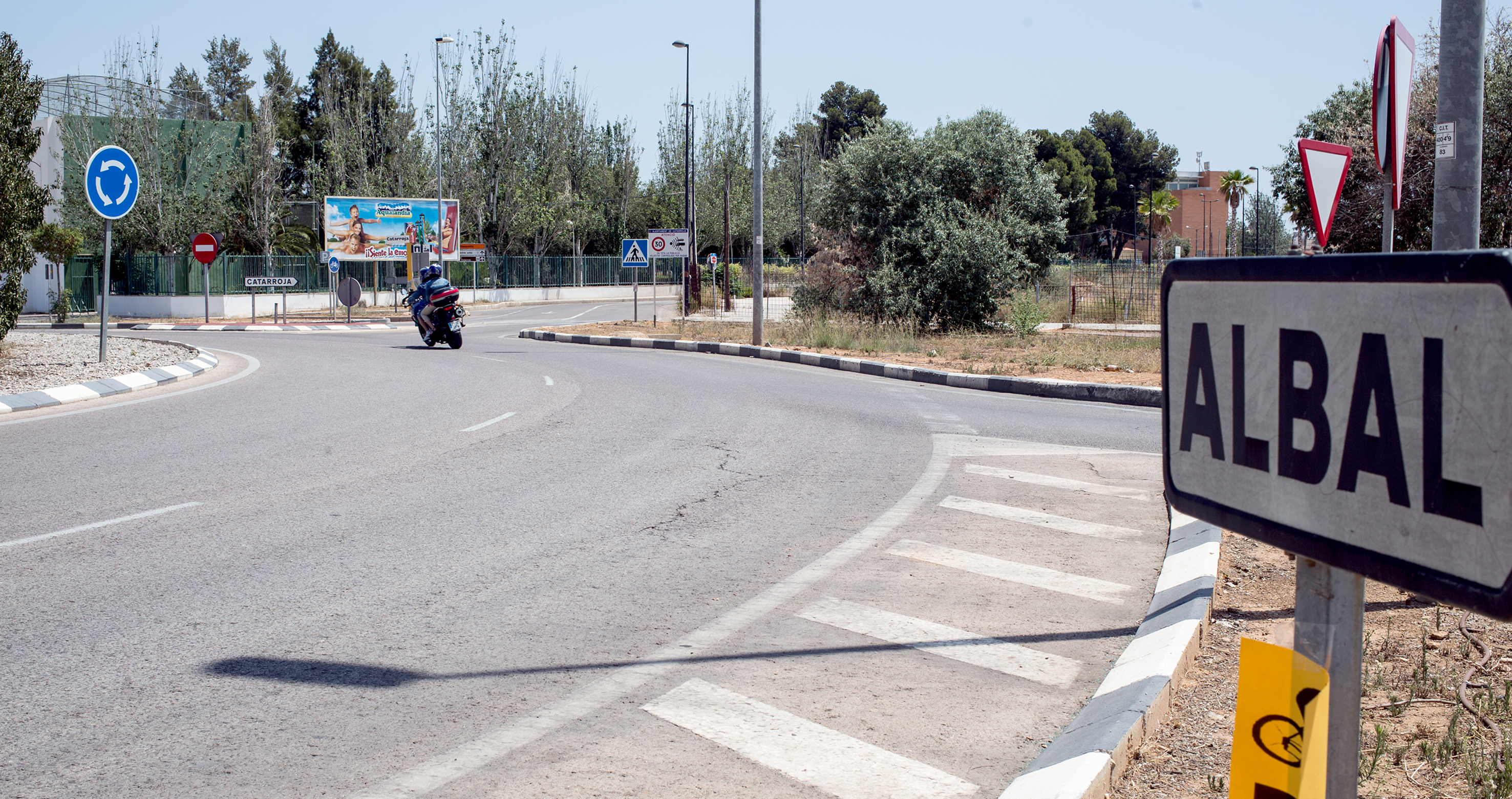 L'une des entrées de la ville valencienne d'Albal.