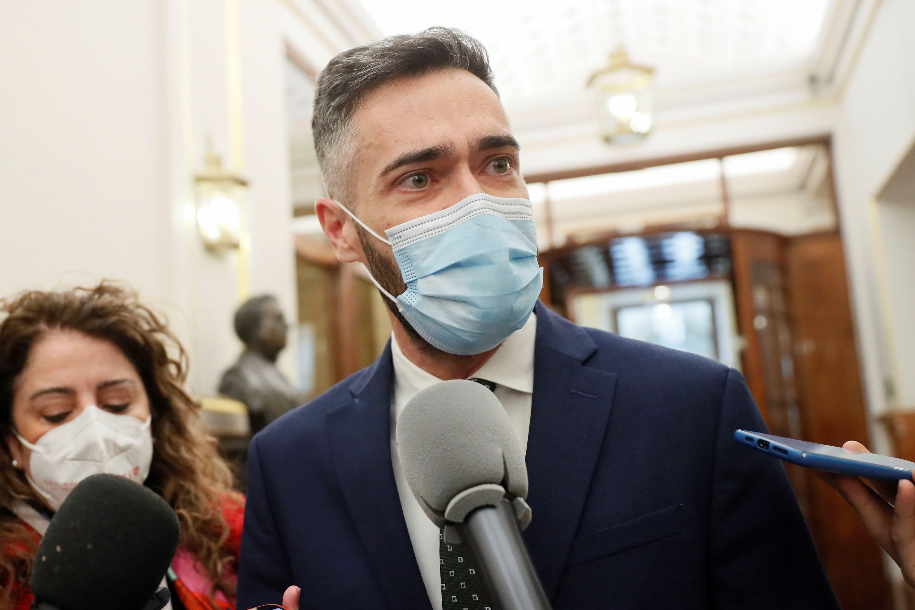 Le porte-parole de l'exécutif du PSOE, Felipe Sicilia.
