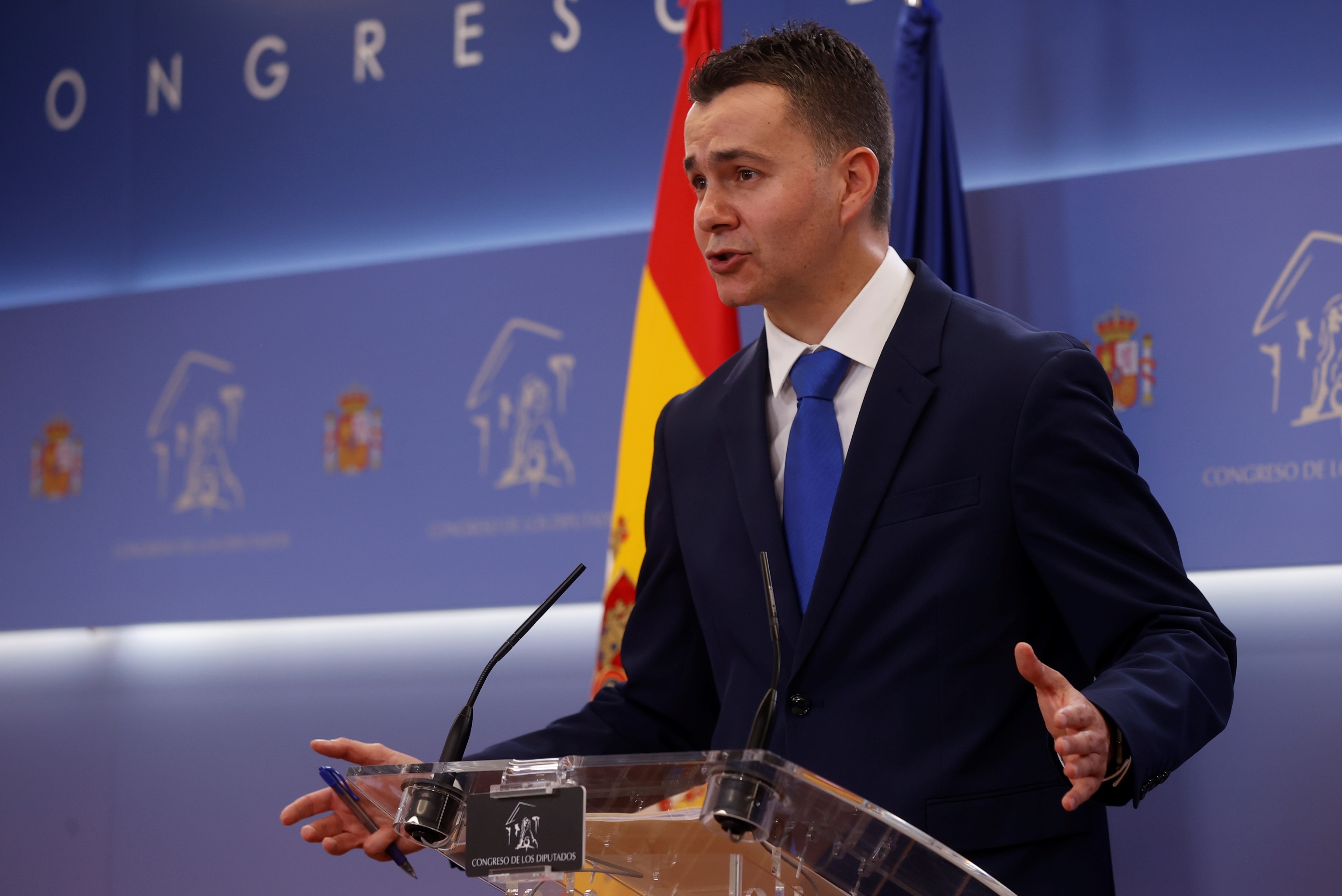 Le porte-parole du PSOE au Congrès, H.