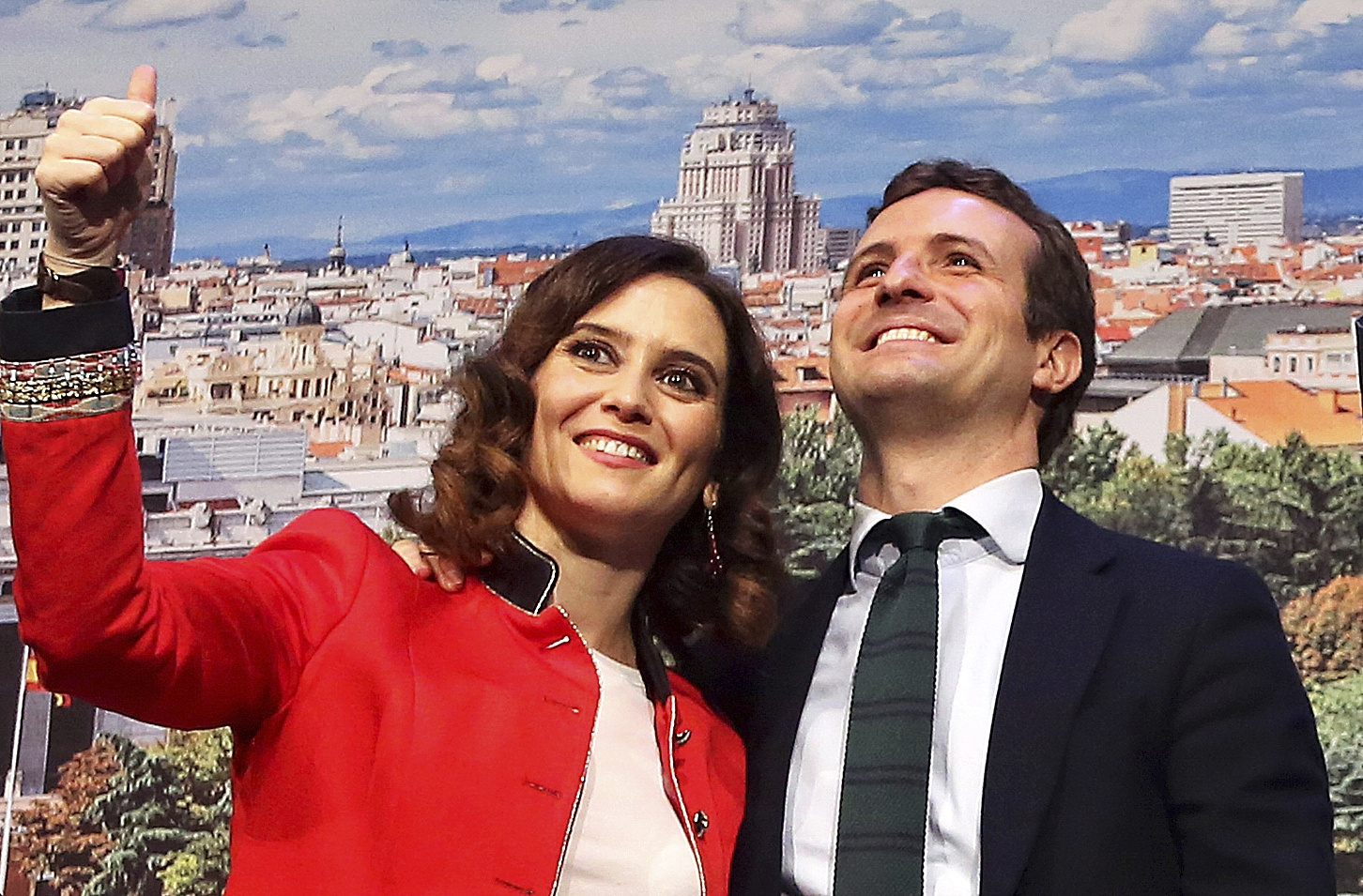 Ayuso et marié en janvier 2019.