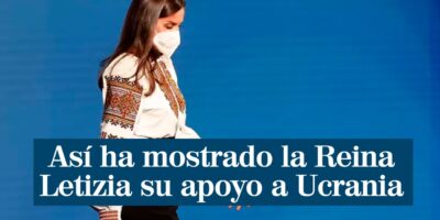 La reine Letizia montre son soutien à l&rsquo;Ukraine en portant la « sorochka », la chemise traditionnelle du pays