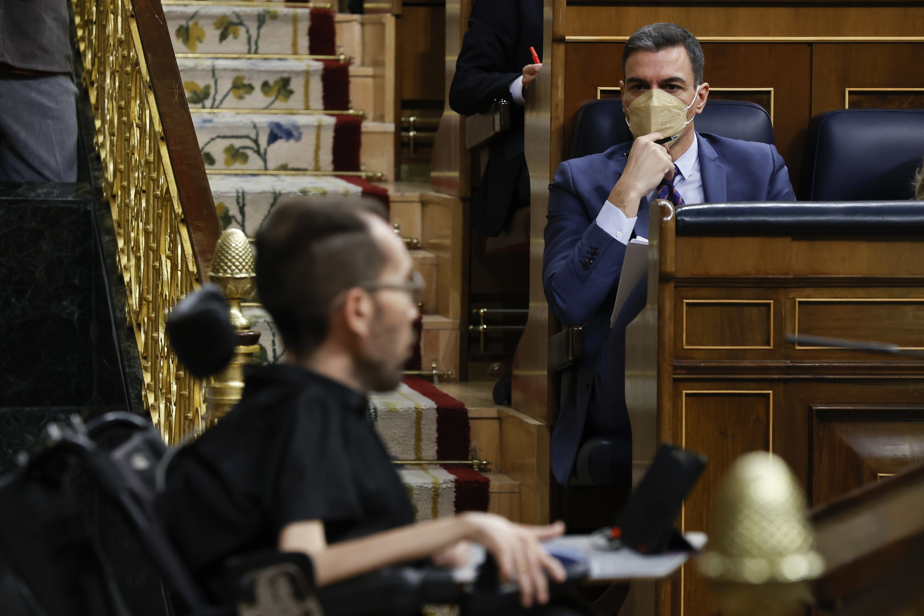 Pablo Echenique, lors de son allocution