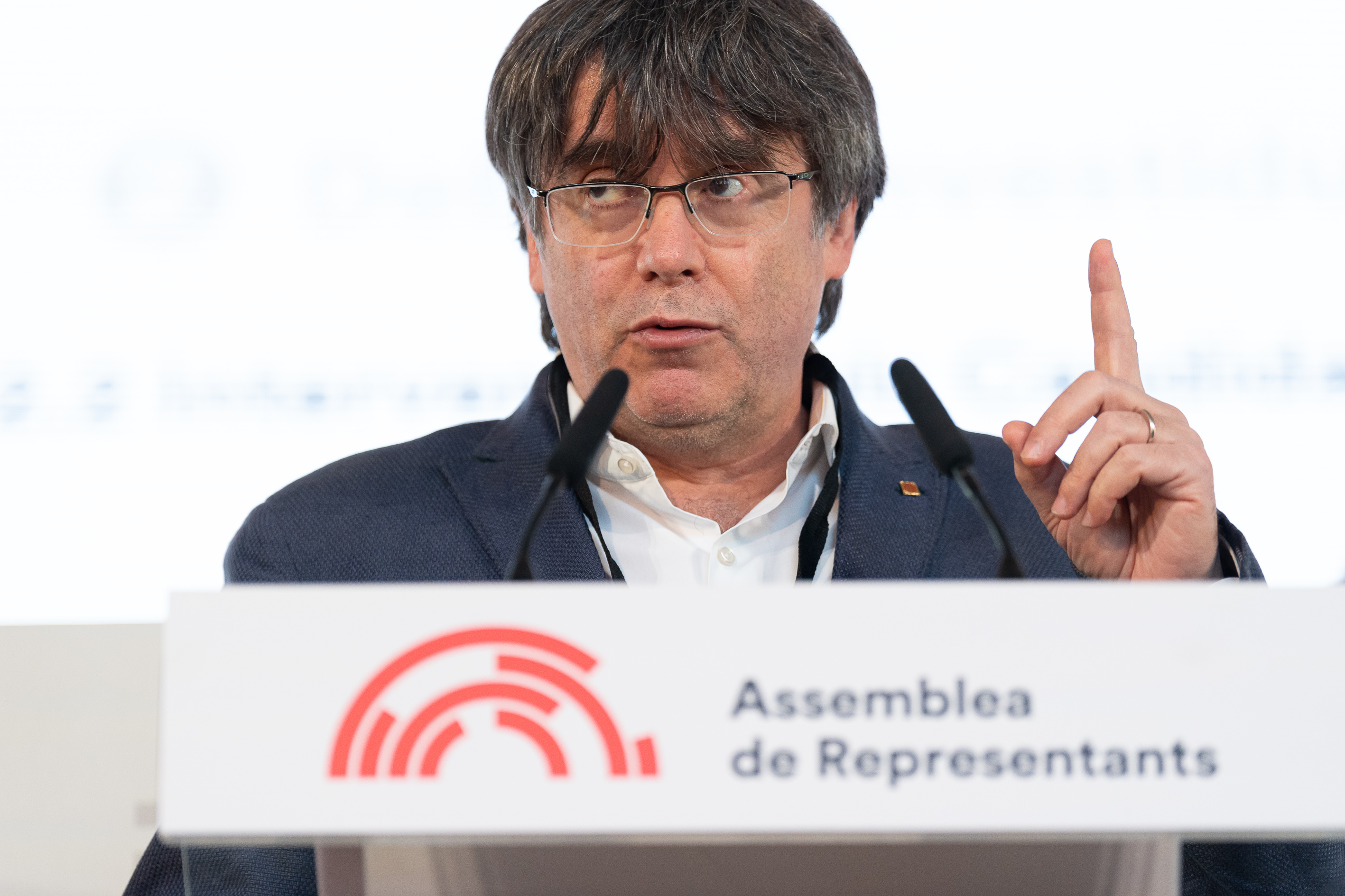 Carles Puigdemont, président du Conseil pour la République.