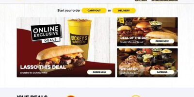 Dickey&rsquo;s présente un nouveau site Web et des améliorations d&rsquo;application pour une expérience en ligne améliorée