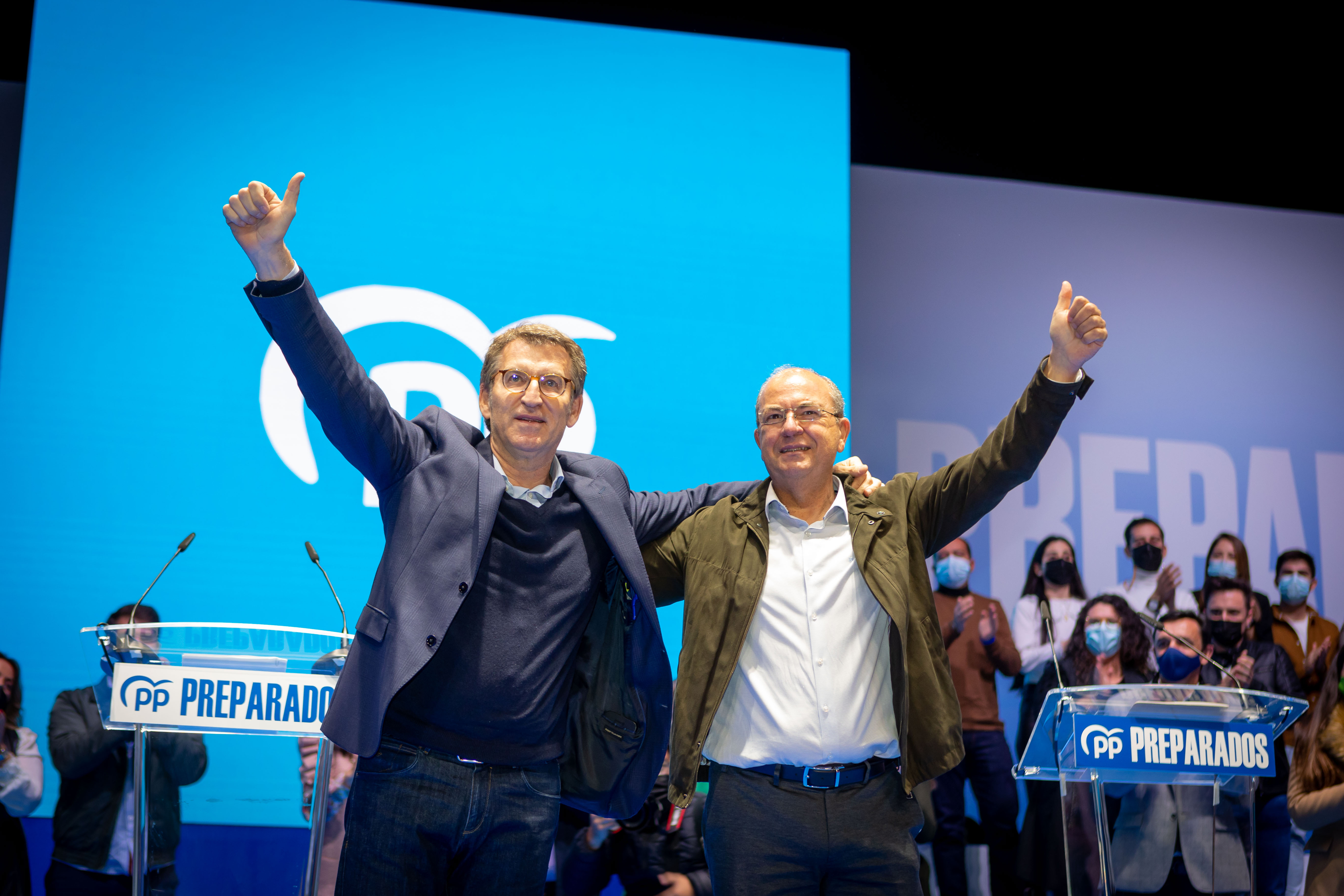 Le candidat à la présidence du Parti populaire, Alberto N.