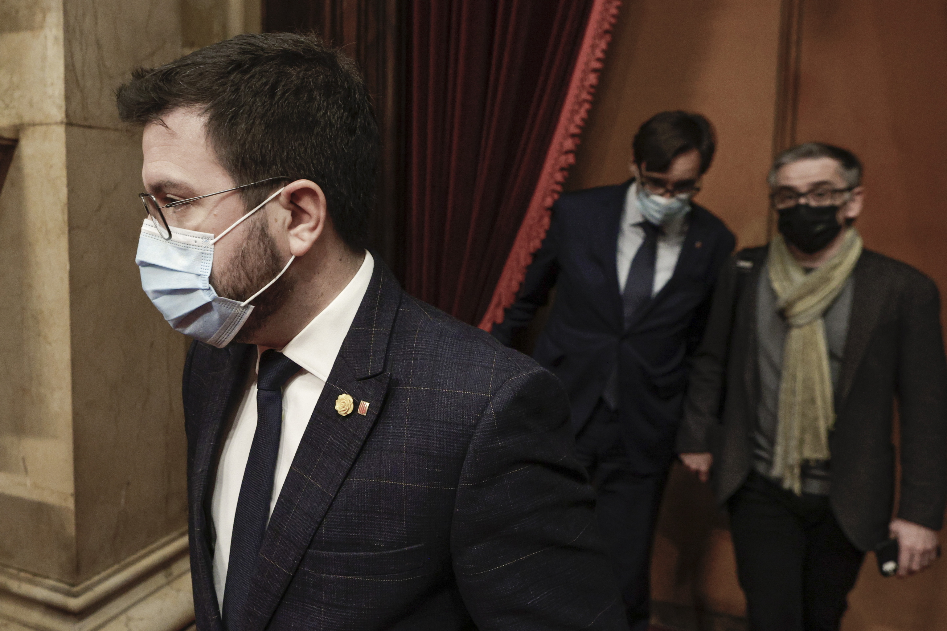 Le Président de la Generalitat, au Parlement