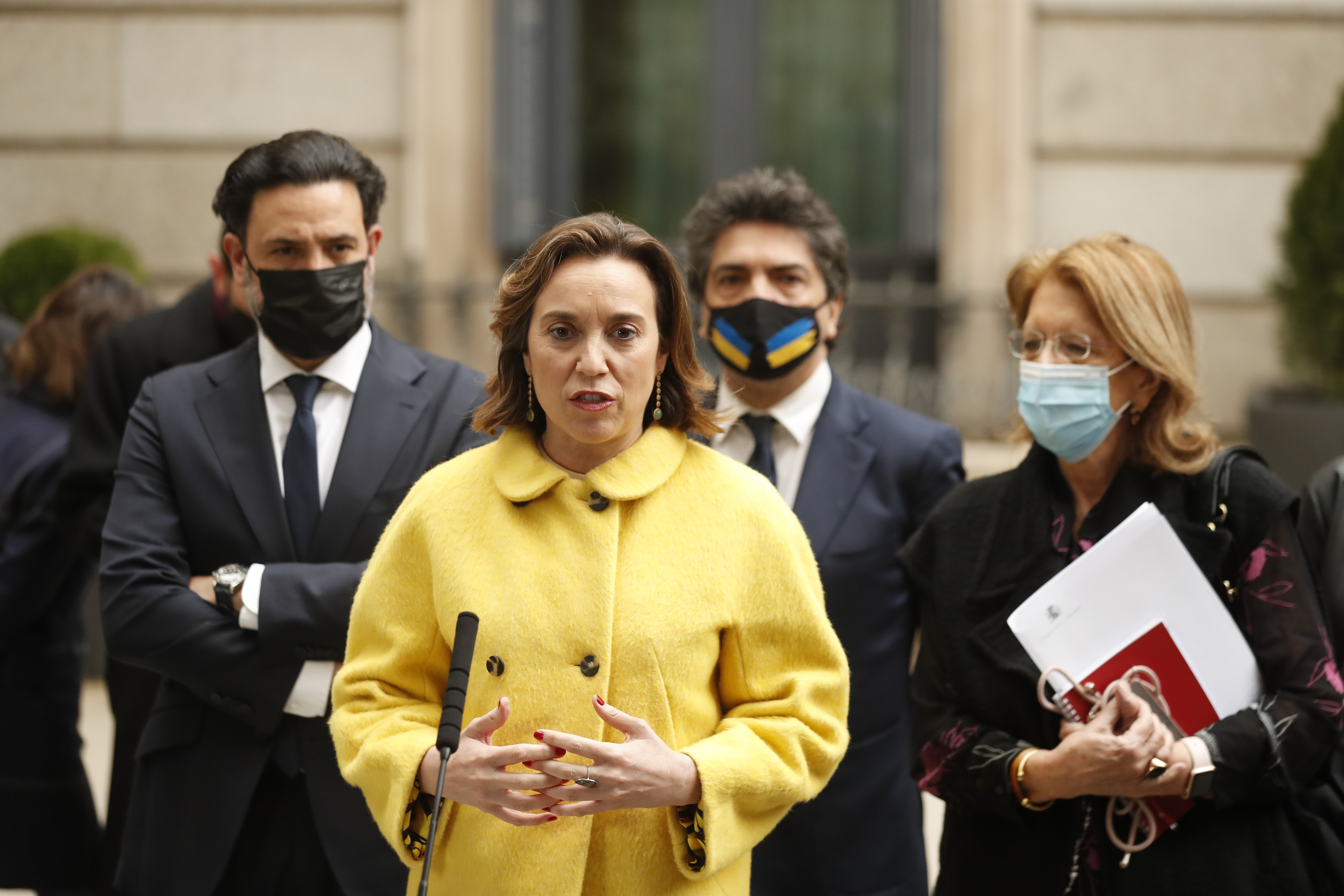 La porte-parole du PP au Congrès, Cuca Gamarra