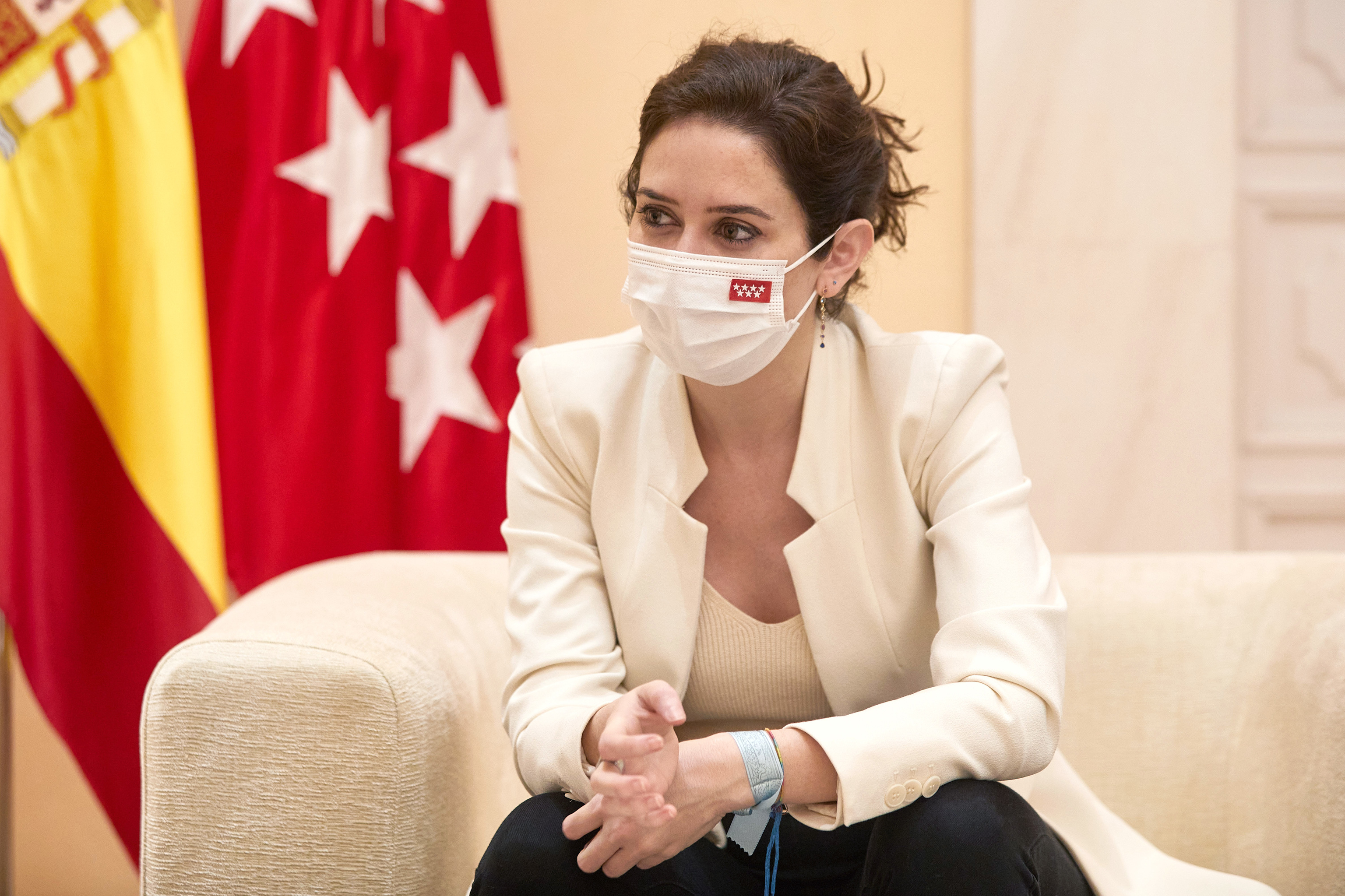 La présidente de la Communauté de Madrid, Isabel D.