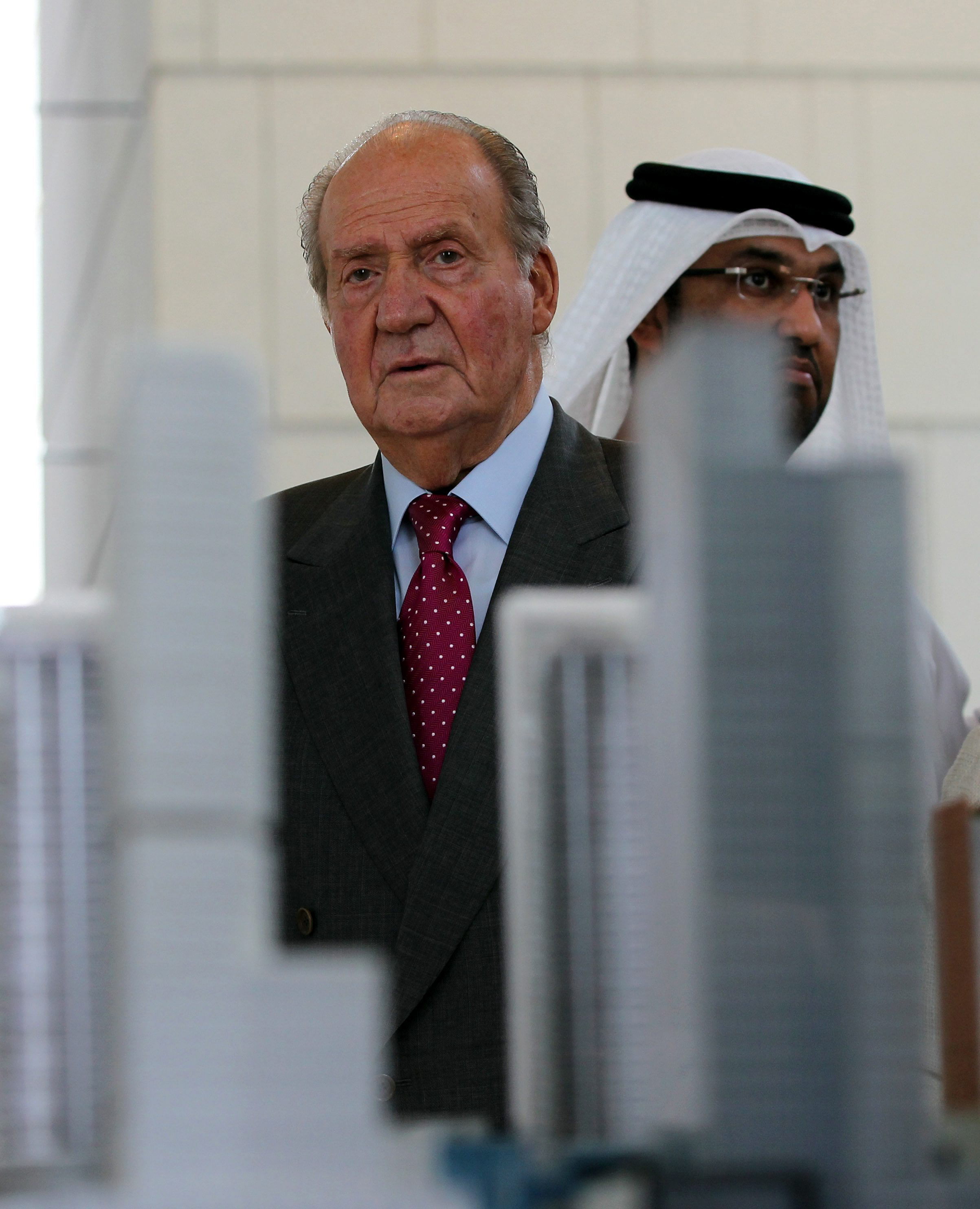 Juan Carlos Ier, à Abu Dhabi, en 2014.
