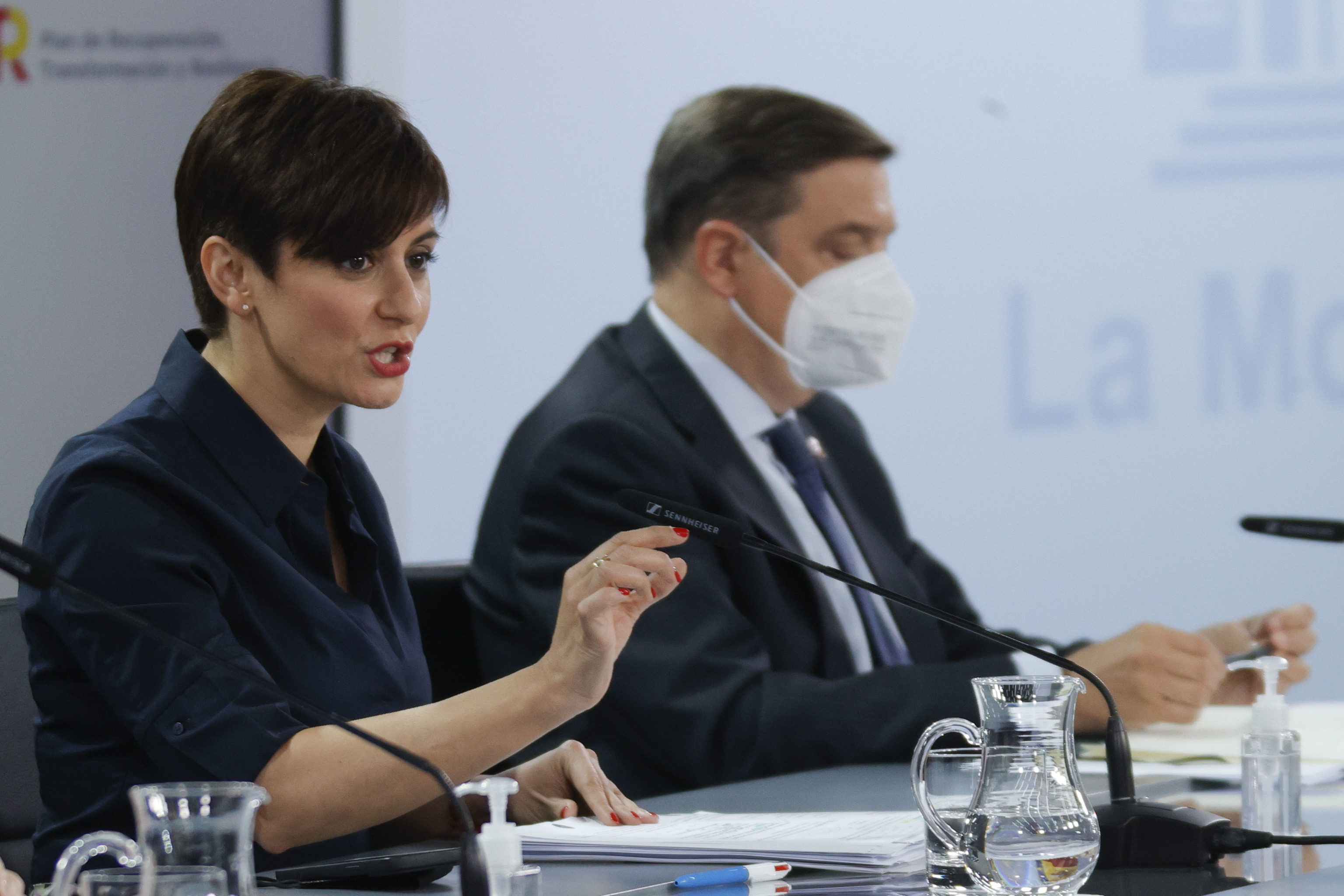 La porte-parole du ministre, Isabel Rodr