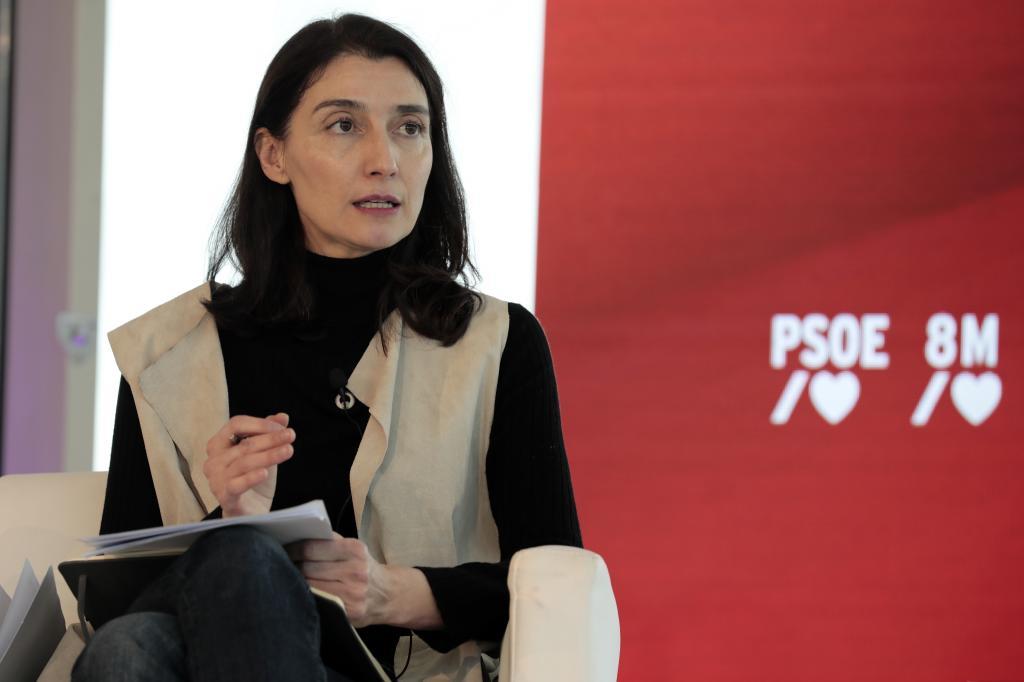 La ministre de la Justice, Pilar Llop, lors d'un événement du PSOE à Valence.