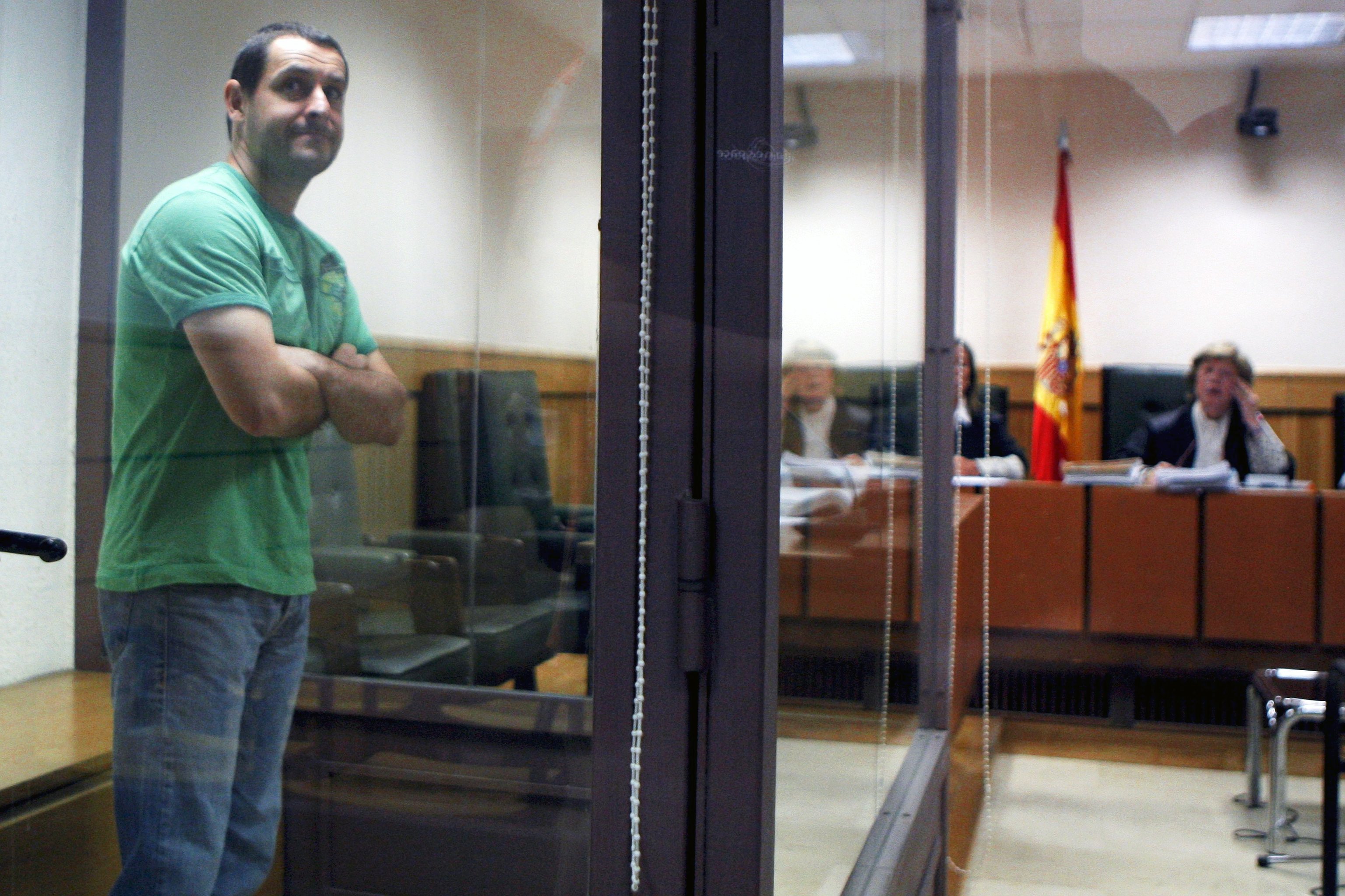 Gorka Palacios, membre de l'ETA, lors d'un procès à l'Audiencia en 2010.