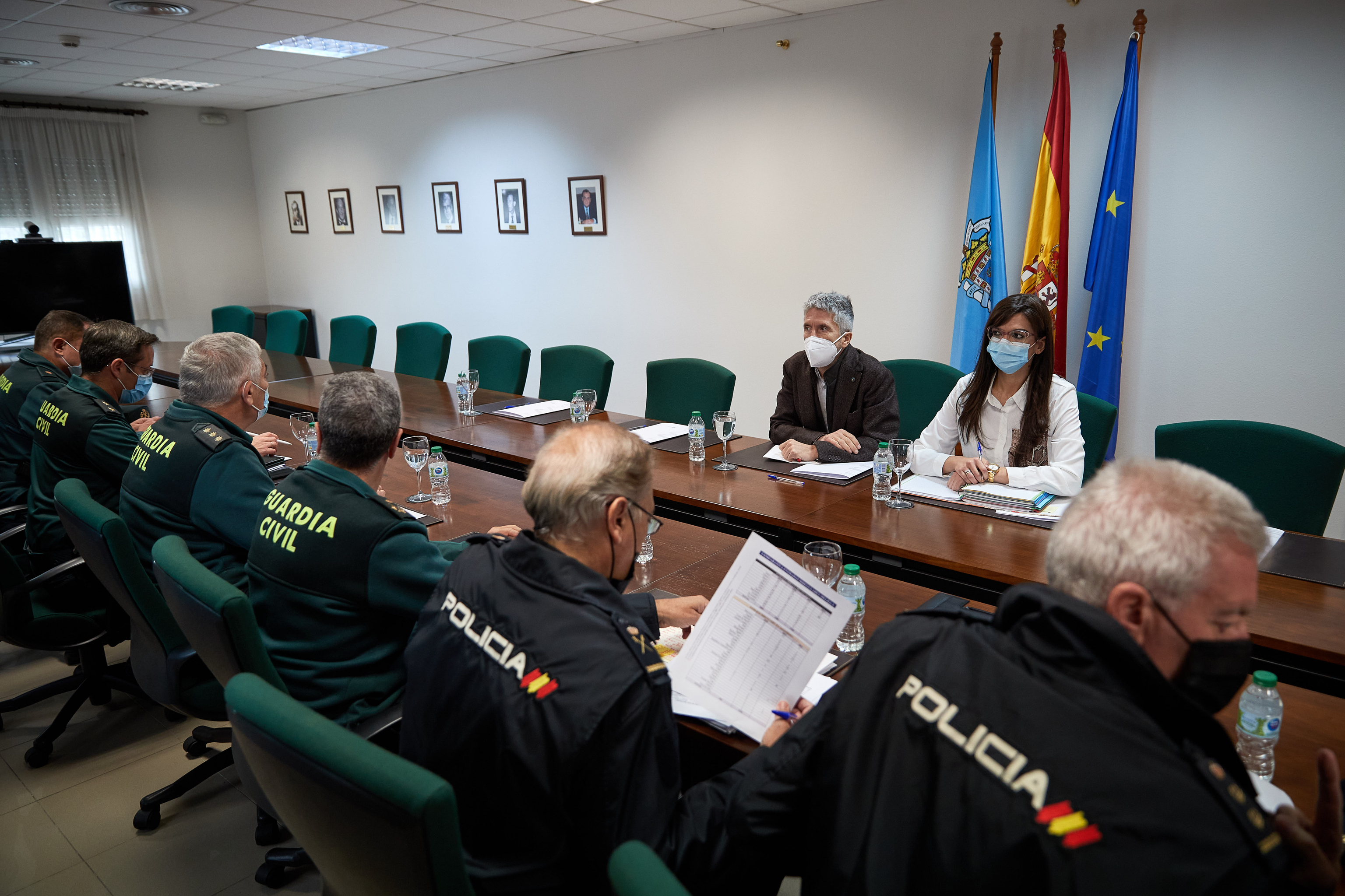Marlaska et les fonctionnaires de police, ce s