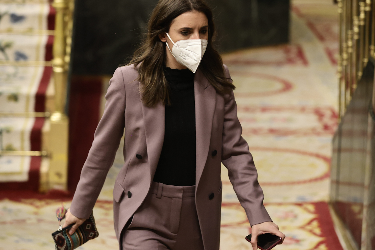 La ministre de l'Égalité, Irene Montero, c'est mon