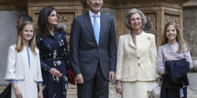 Felipe VI rompt la tradition de la famille royale assistant à la messe de Pâques à Palma