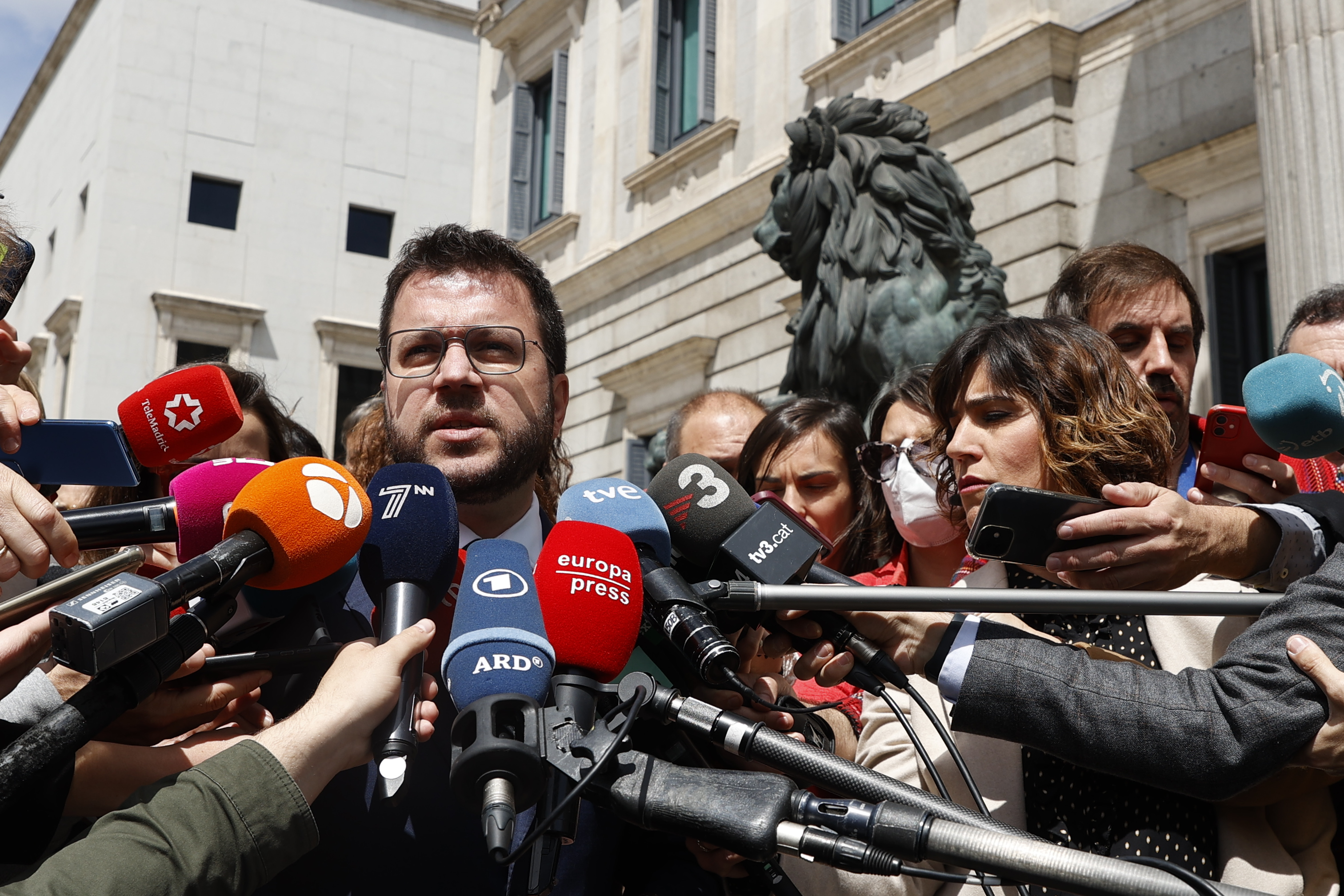Le président de la Generalitat, Pere Aragon