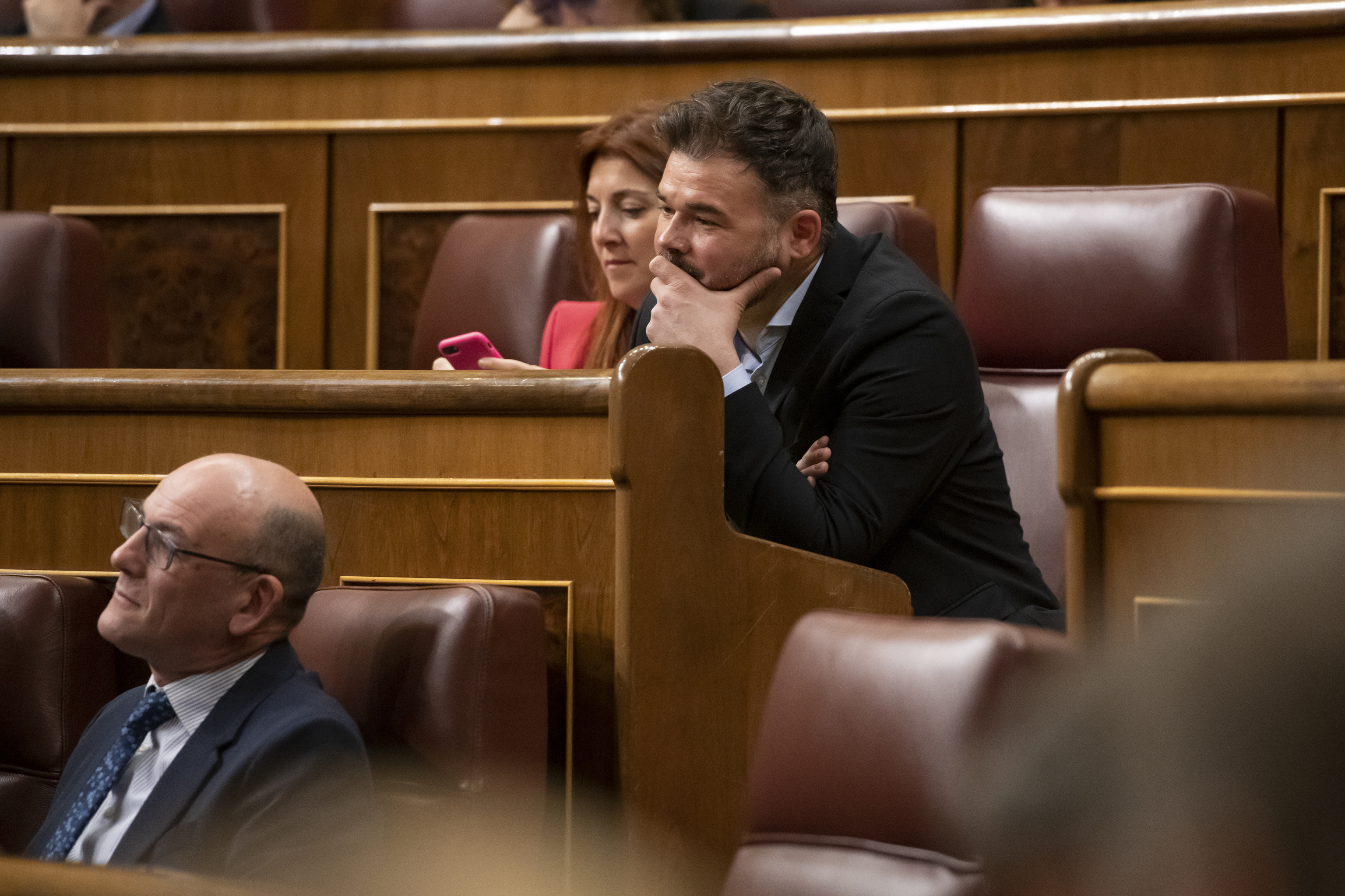 Le porte-parole de l'ERC, Gabriel Rufi