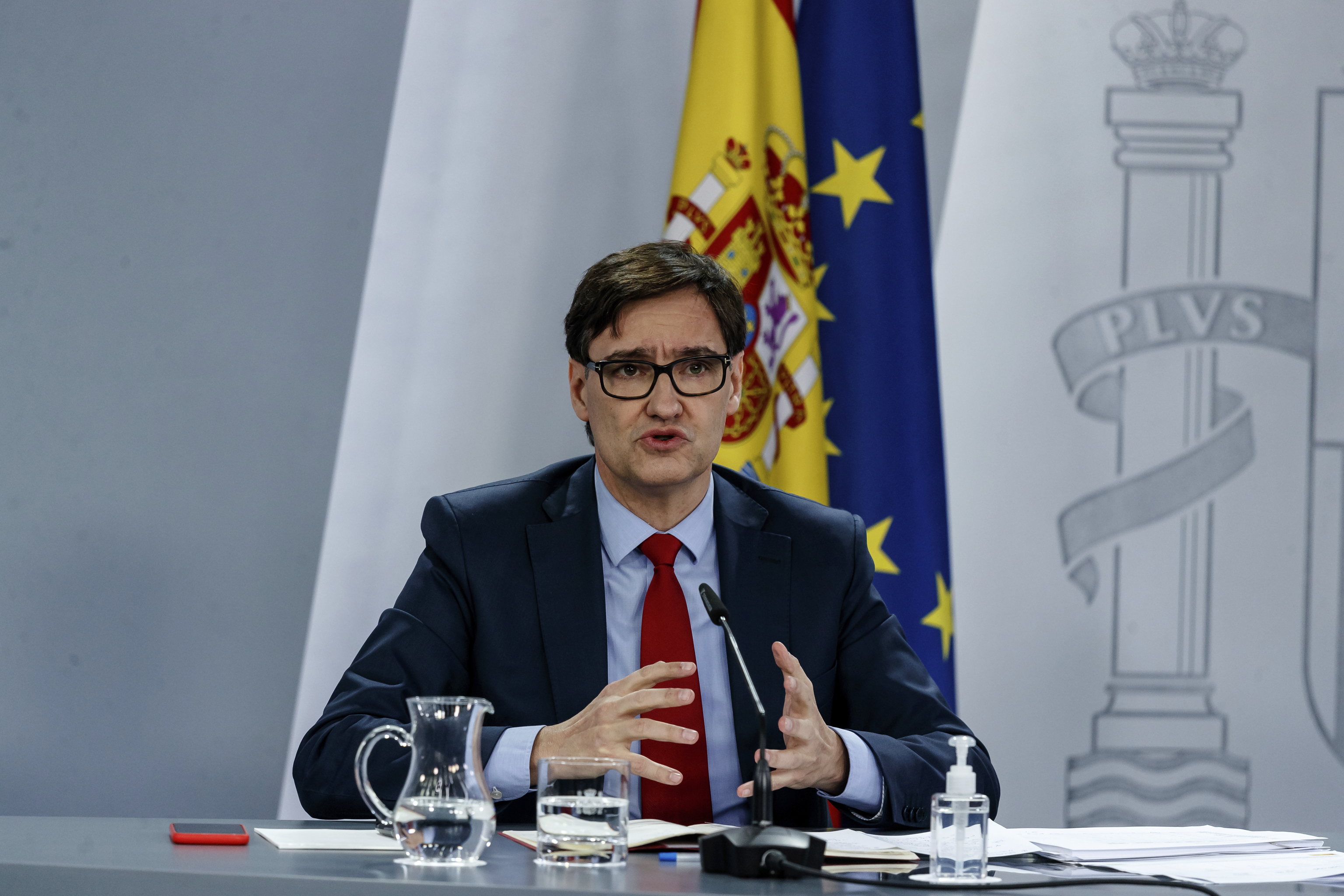 Salvador Illa, lorsqu'il était ministre de la Santé