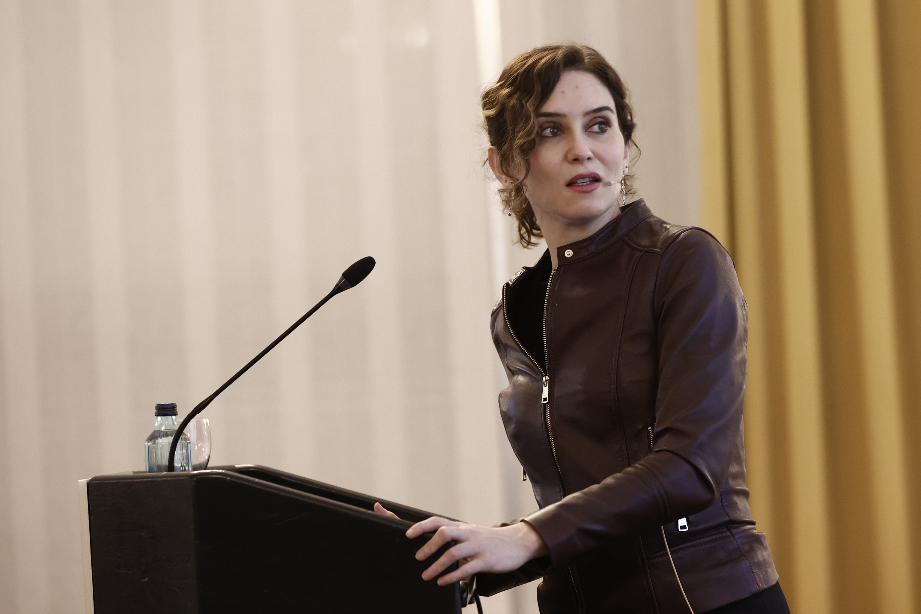 La présidente de la Communauté de Madrid, Isabel D.