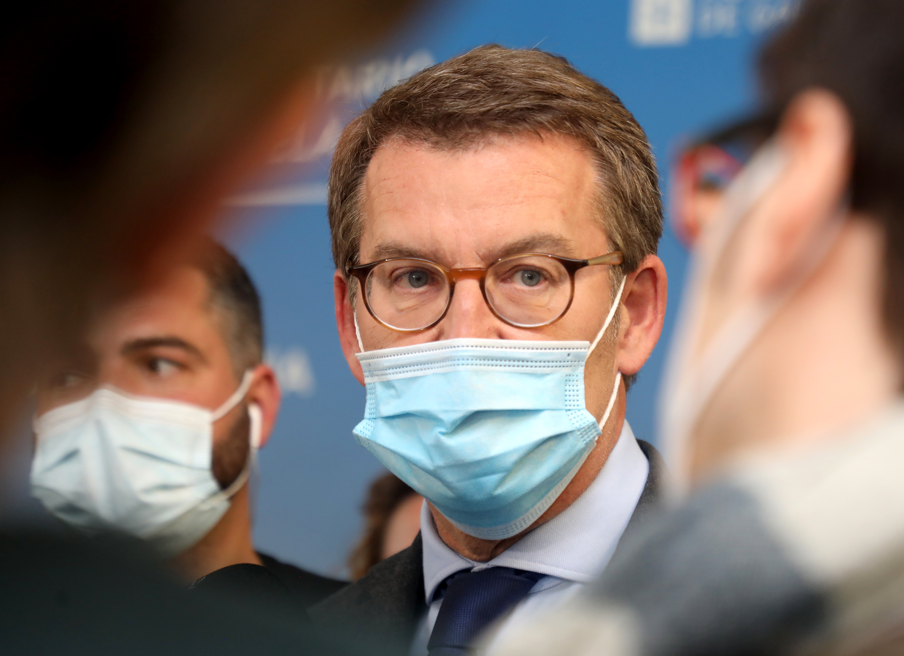 Le président du Parti populaire, Alberto N.