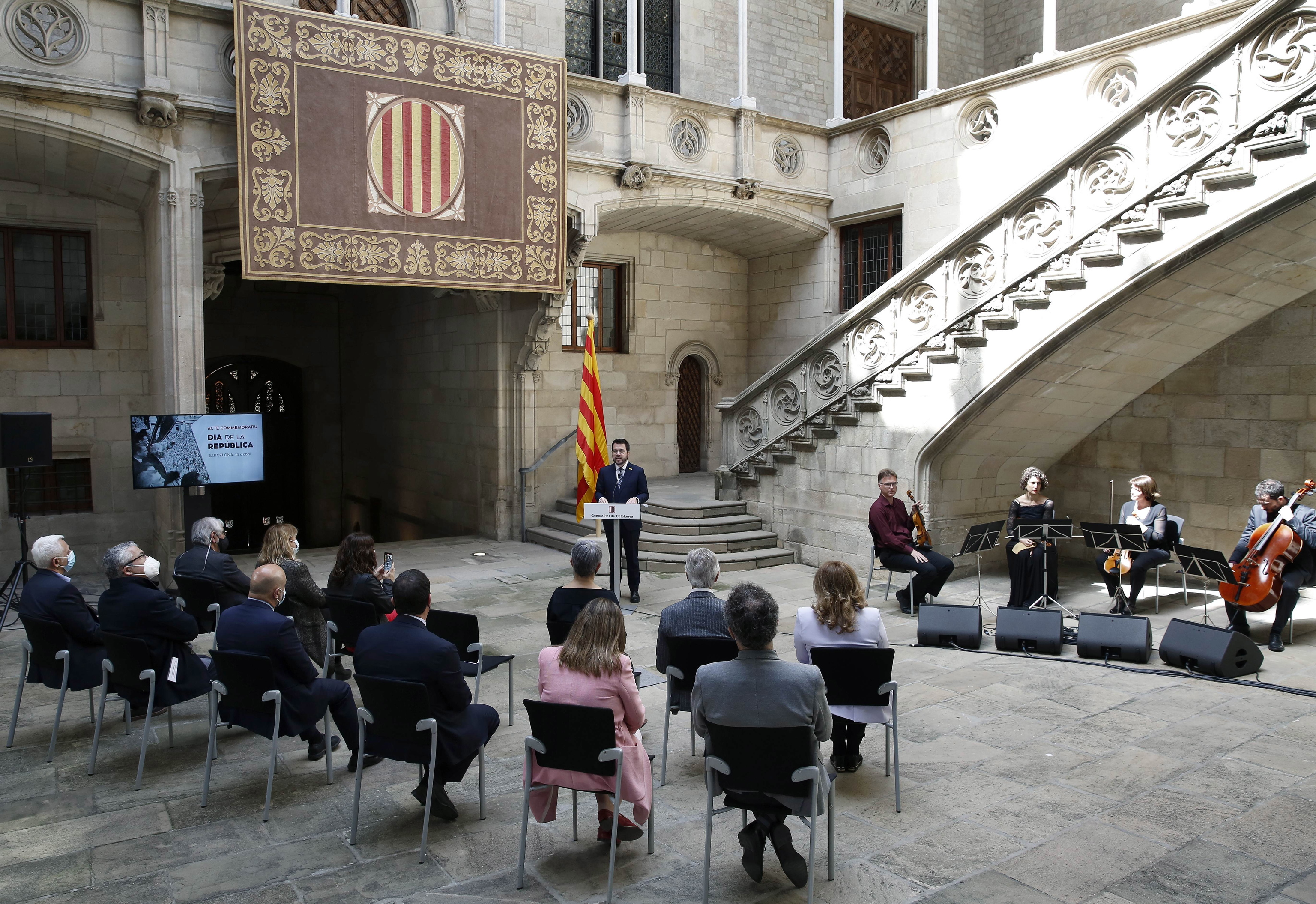 Le président de la Generalitat, dans cet acte