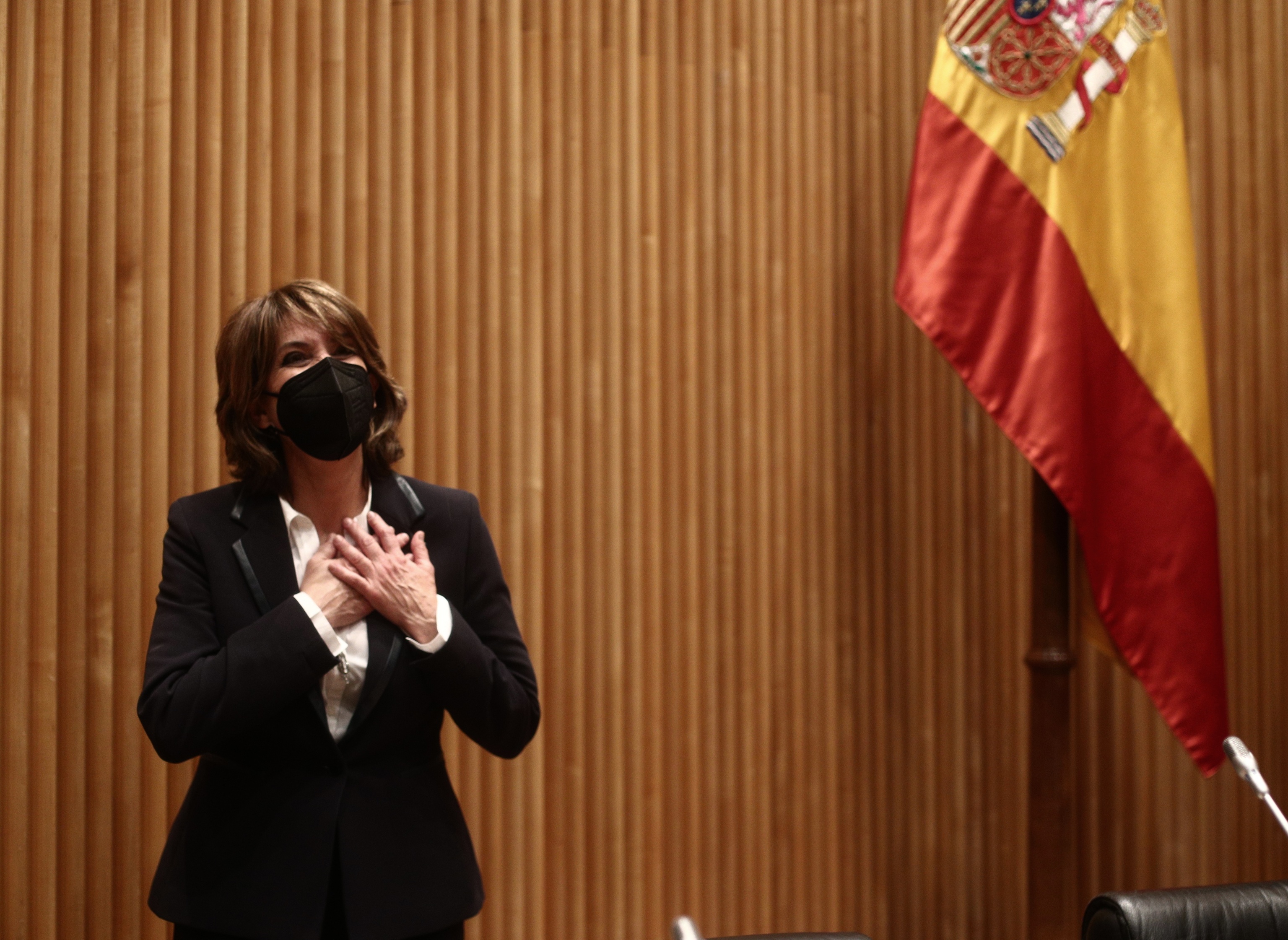 La procureure générale de l'État, Dolores Delgado.