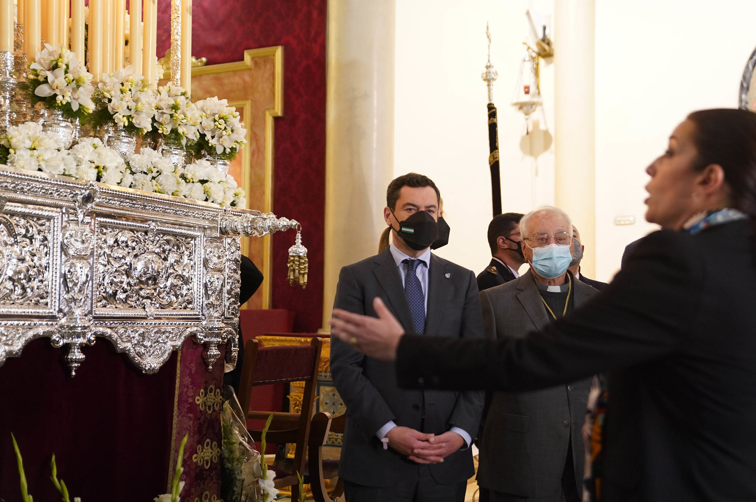 La présidente du Conseil, Juanma Moreno, visite ce mardi la Confrérie du Cerro del 