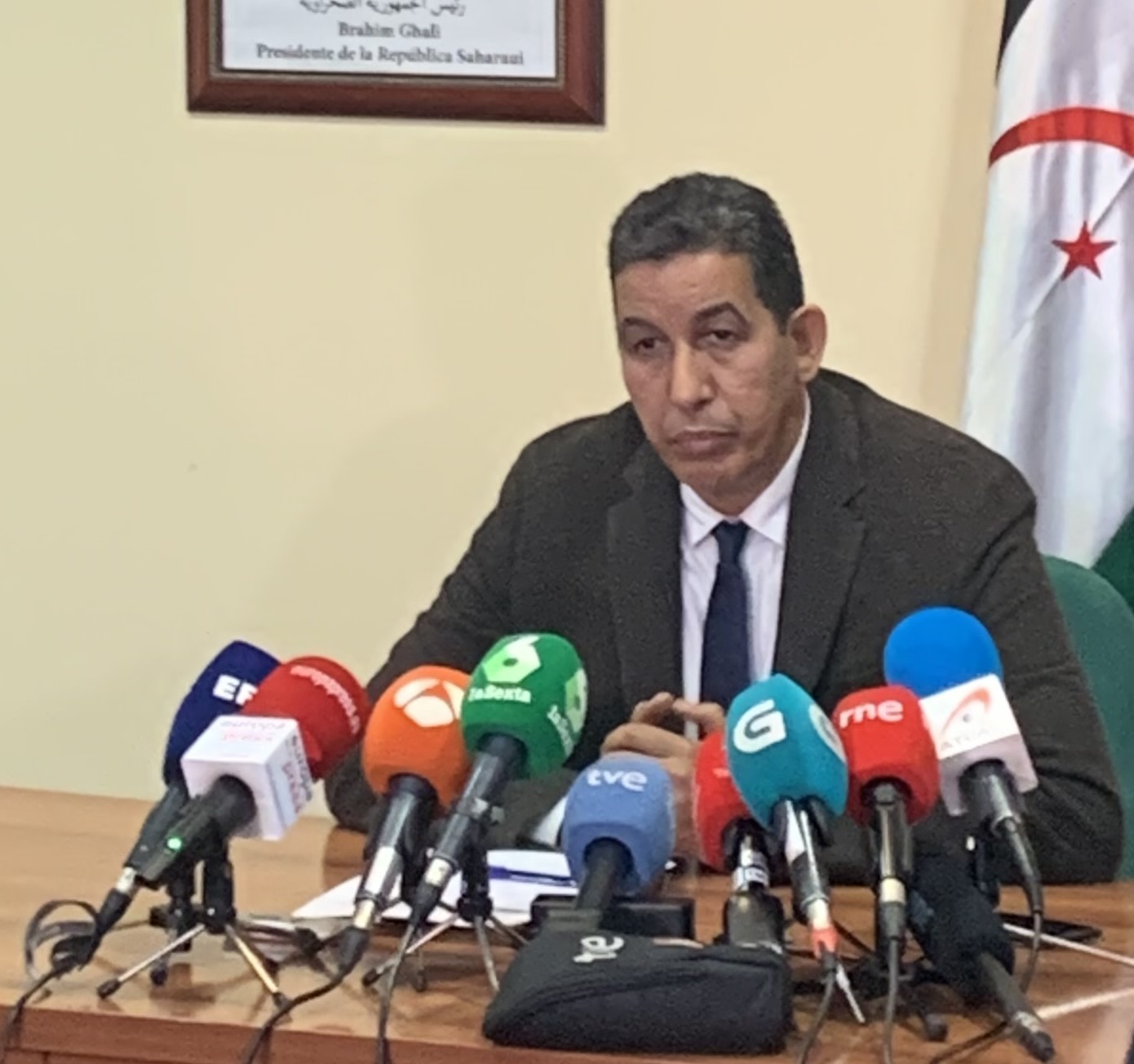 Abdullah Arabi, délégué du Front Polisario en Espagne