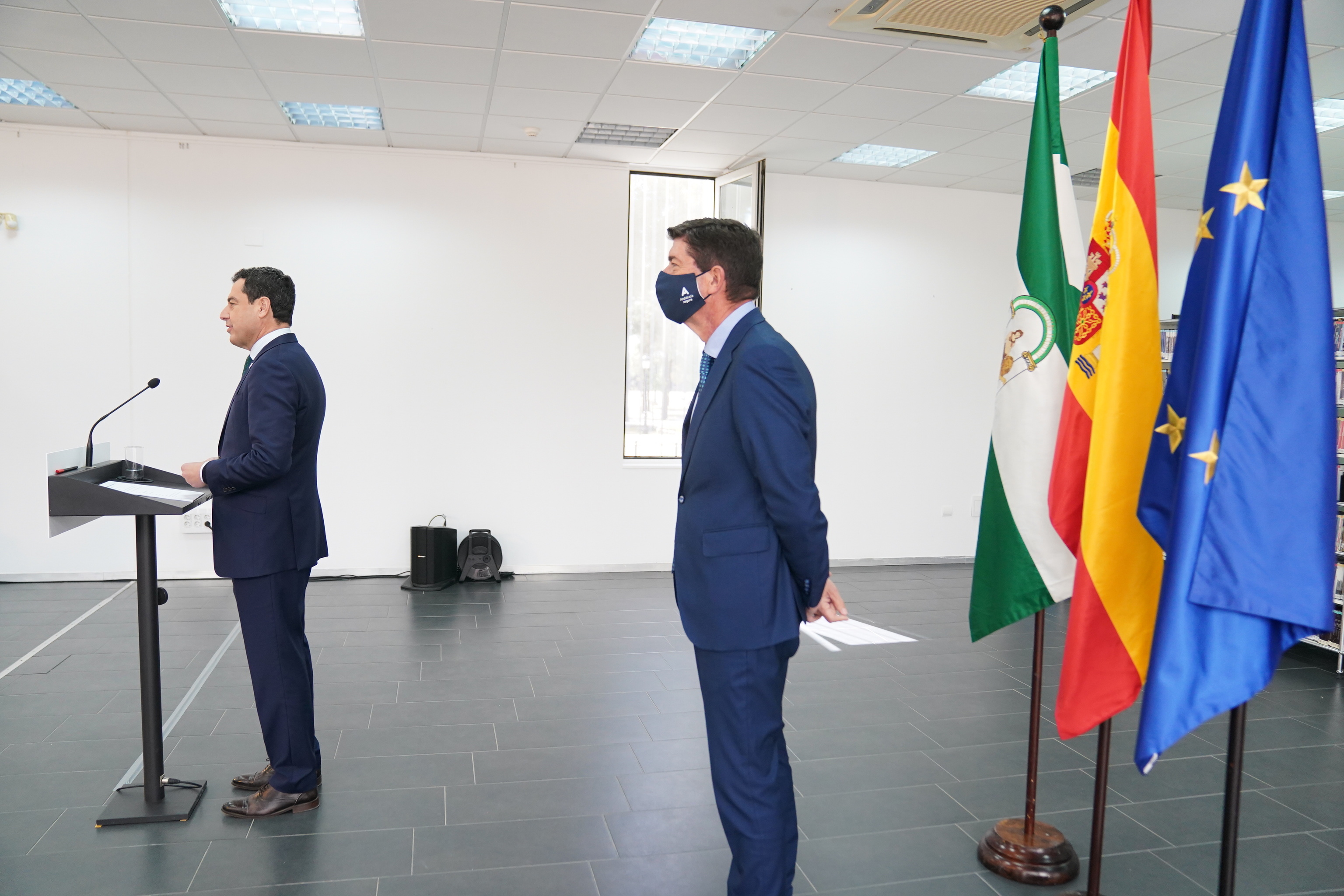Juanma Moreno et Juan Mar