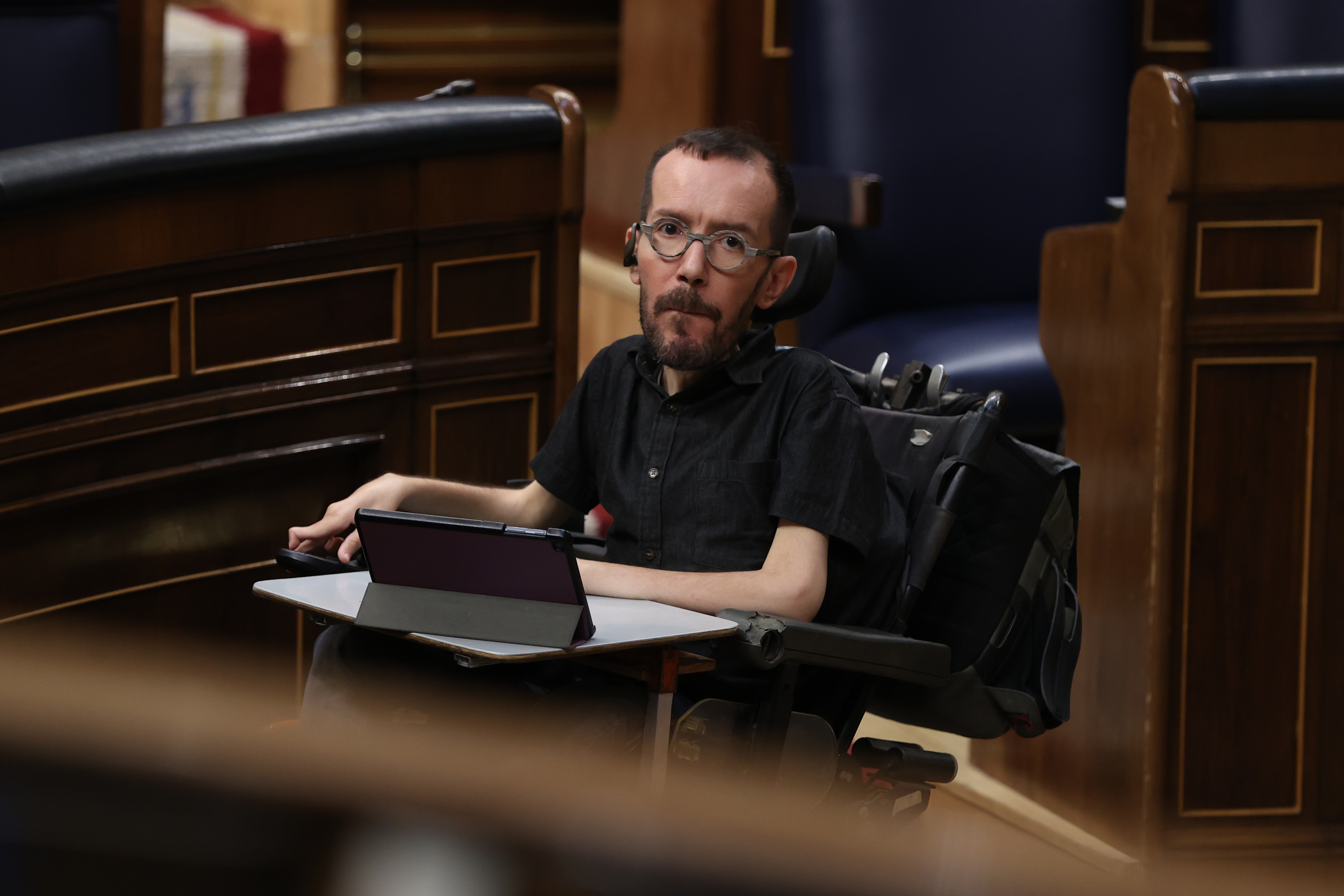 Pablo Echenique, cette semaine au Congrès.