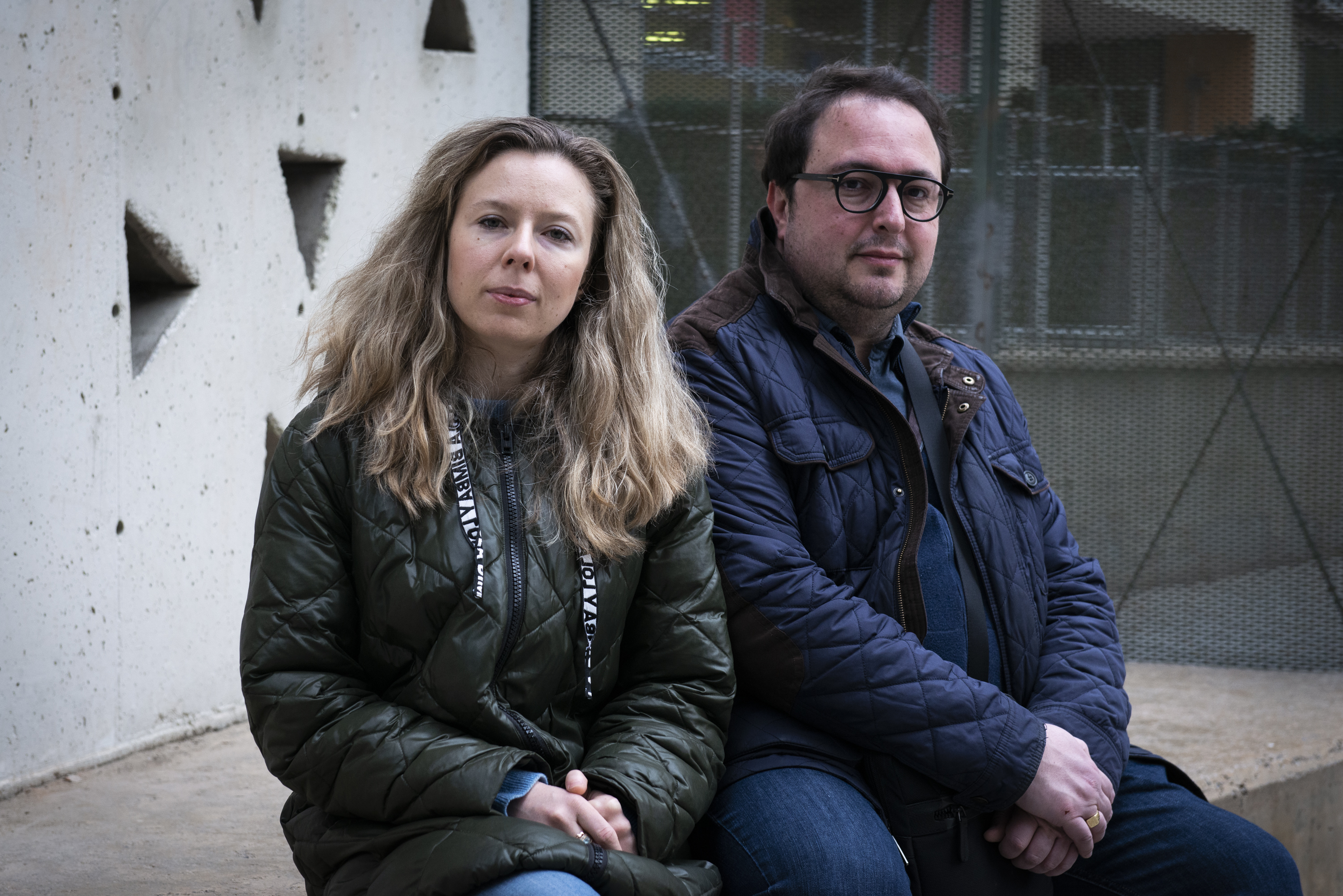 Natalia Borysiuk et Melani Mestres, organisatrices d'un concert ben