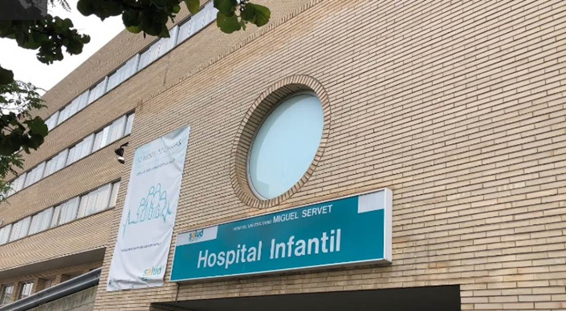 L'hôpital pour enfants de Saragosse où l'enfant reste admis