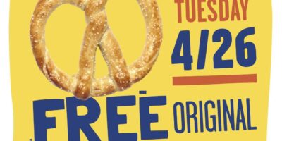 Wetzel&rsquo;s Pretzels célèbre la Journée nationale de Wetzel avec un cadeau de bretzel gratuit pour tous