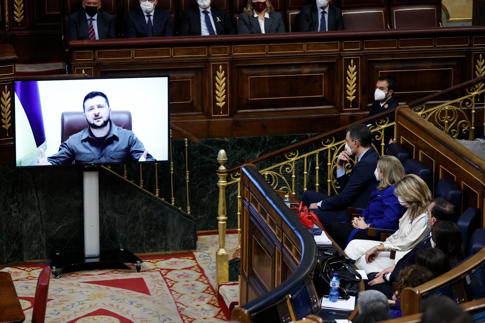 Zelensky, premier dirigeant de l'Est à s'exprimer à la Chambre : Poutine l'a fait au Sénat et Gorbatchev à la Chambre du Congrès