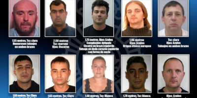 La police nationale recherche 10 fugitifs dangereux qui pourraient être trouvés en Espagne