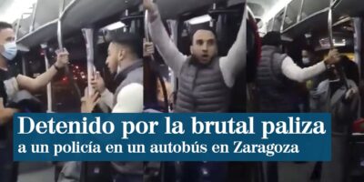 L&rsquo;agresseur laisse la prison à un inspecteur de police dans un bus et est de nouveau arrêté dès qu&rsquo;il met le pied dans la rue