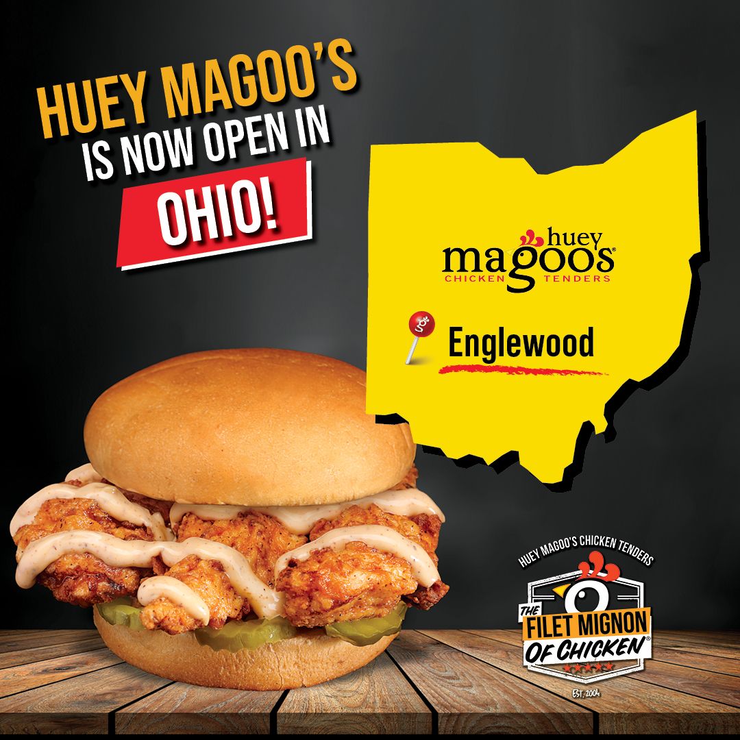 Huey Magoo est maintenant ouvert à Englewood, Ohio Huey Magoo est maintenant ouvert à Englewood, Ohio