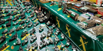 La Garde civile démantèle une organisation dédiée au trafic d&rsquo;armes et de munitions